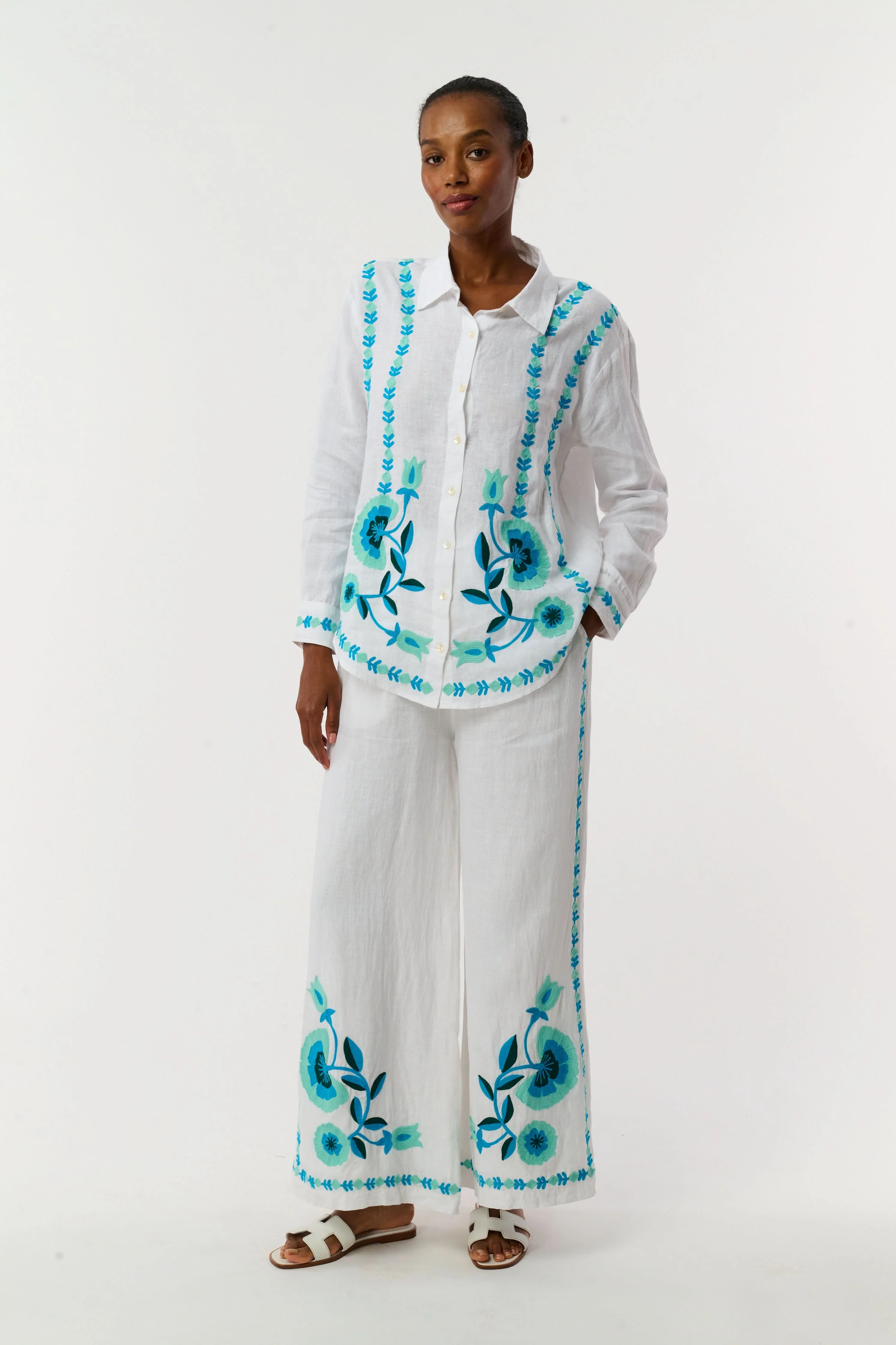 Avallon Embroidery Kaylee Pant - Image 3