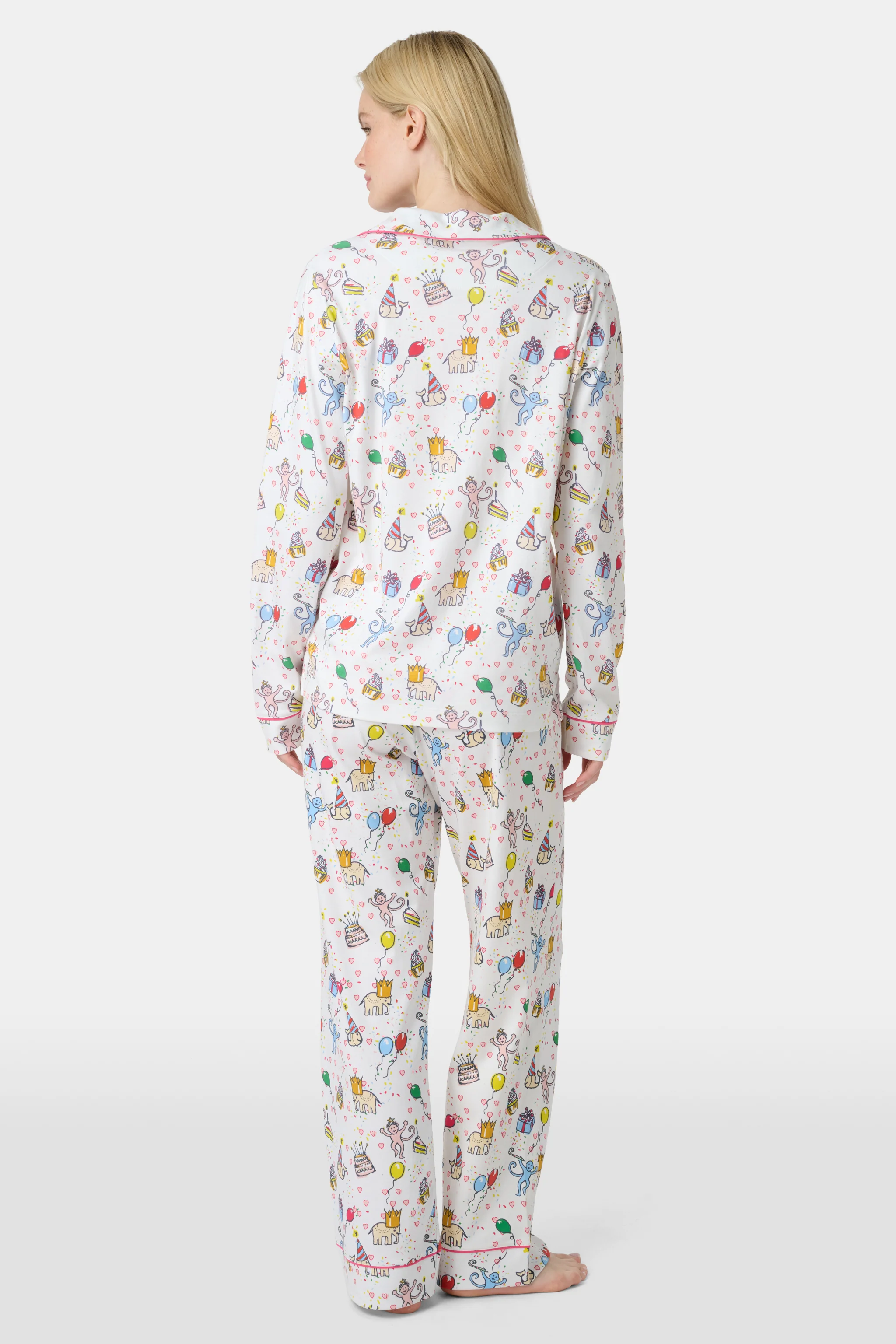 Birthday Bonanza Long Sleeve Polo Pajamas - Image 5