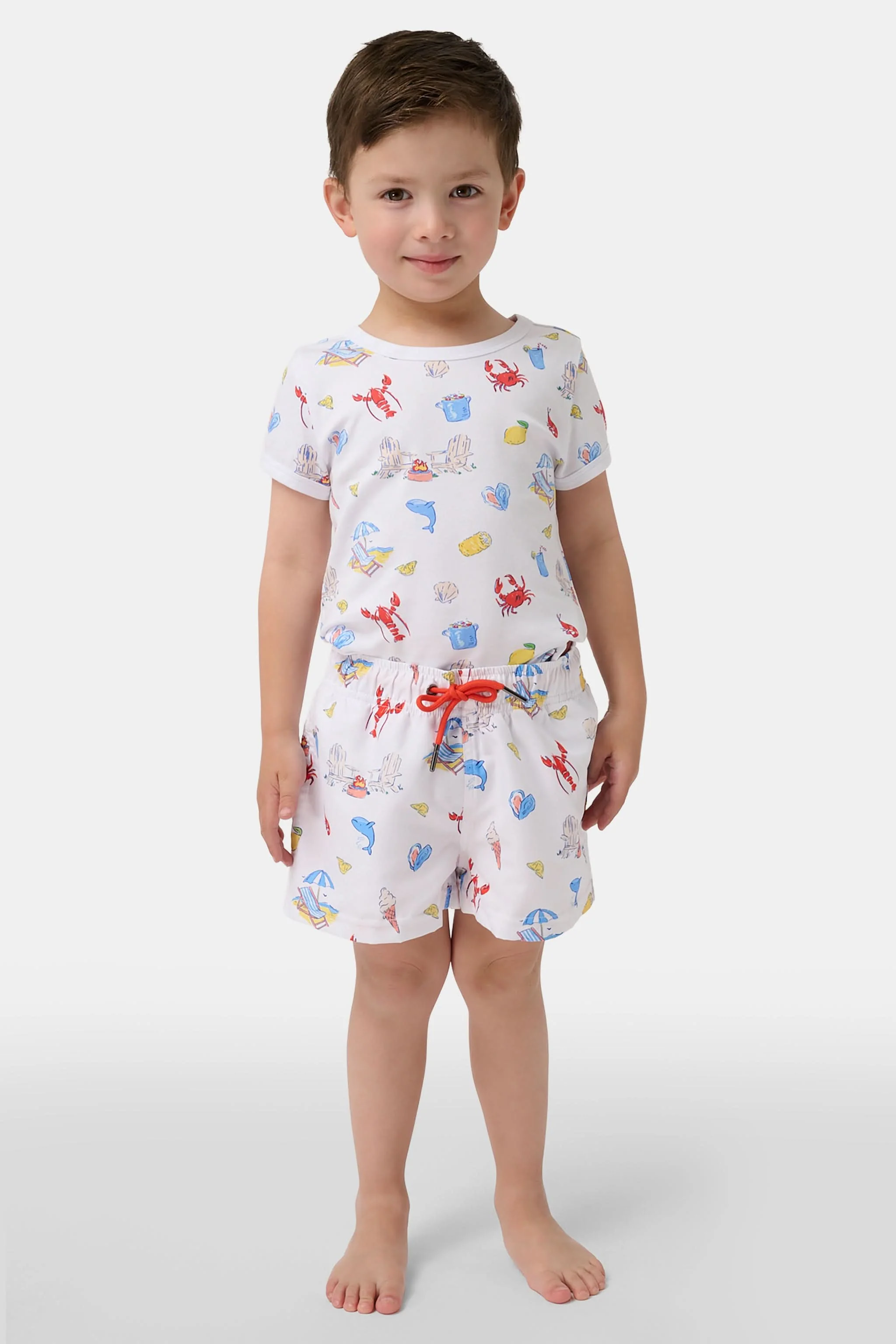 Boys Catch of the Day Shortie Swim Trunk - Image 4