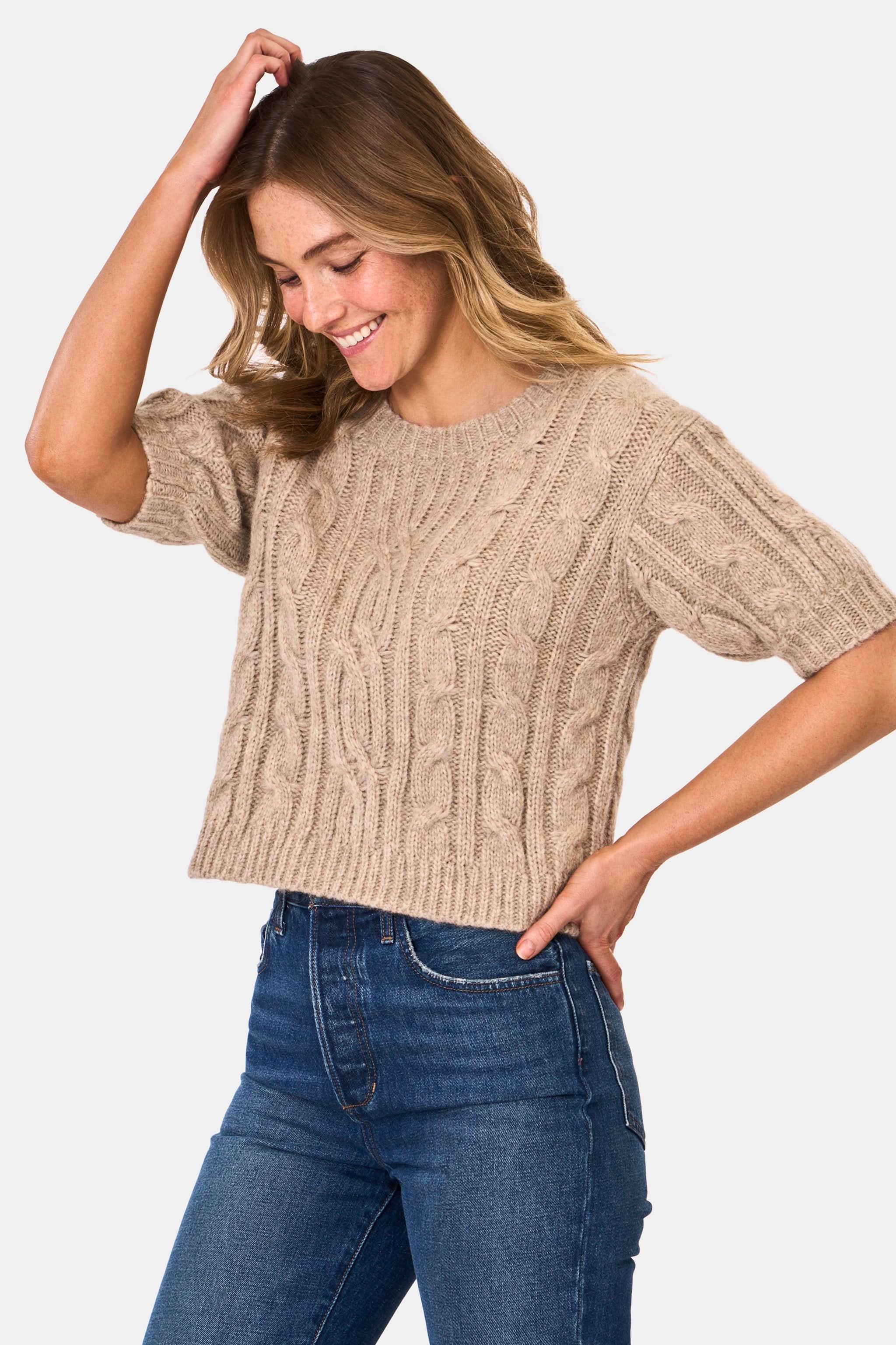 Hattie Cable Knit Sweater - Image 6