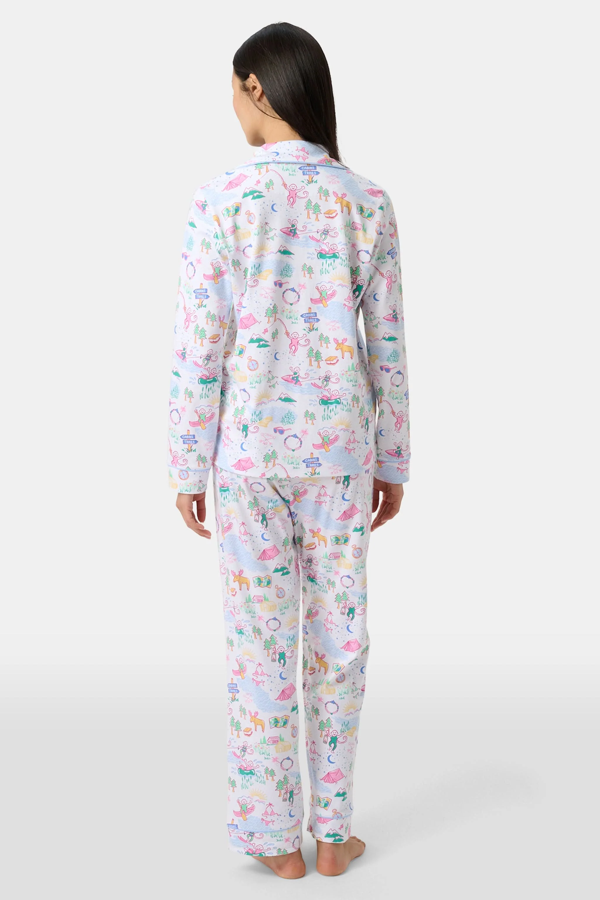 Camp RR Long Sleeve Polo Pajamas - Image 4