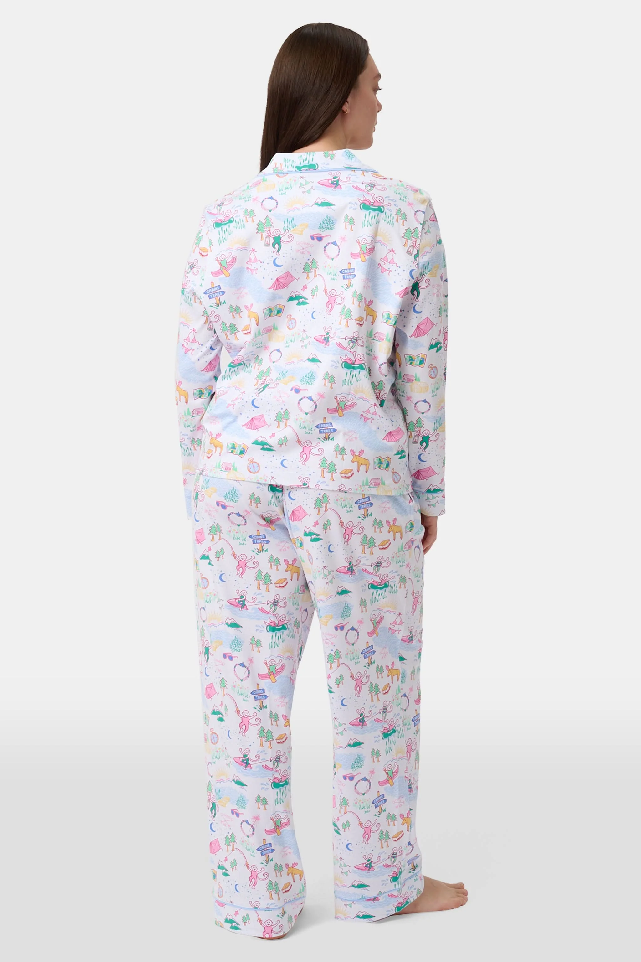 Camp RR Long Sleeve Polo Pajamas - Image 6