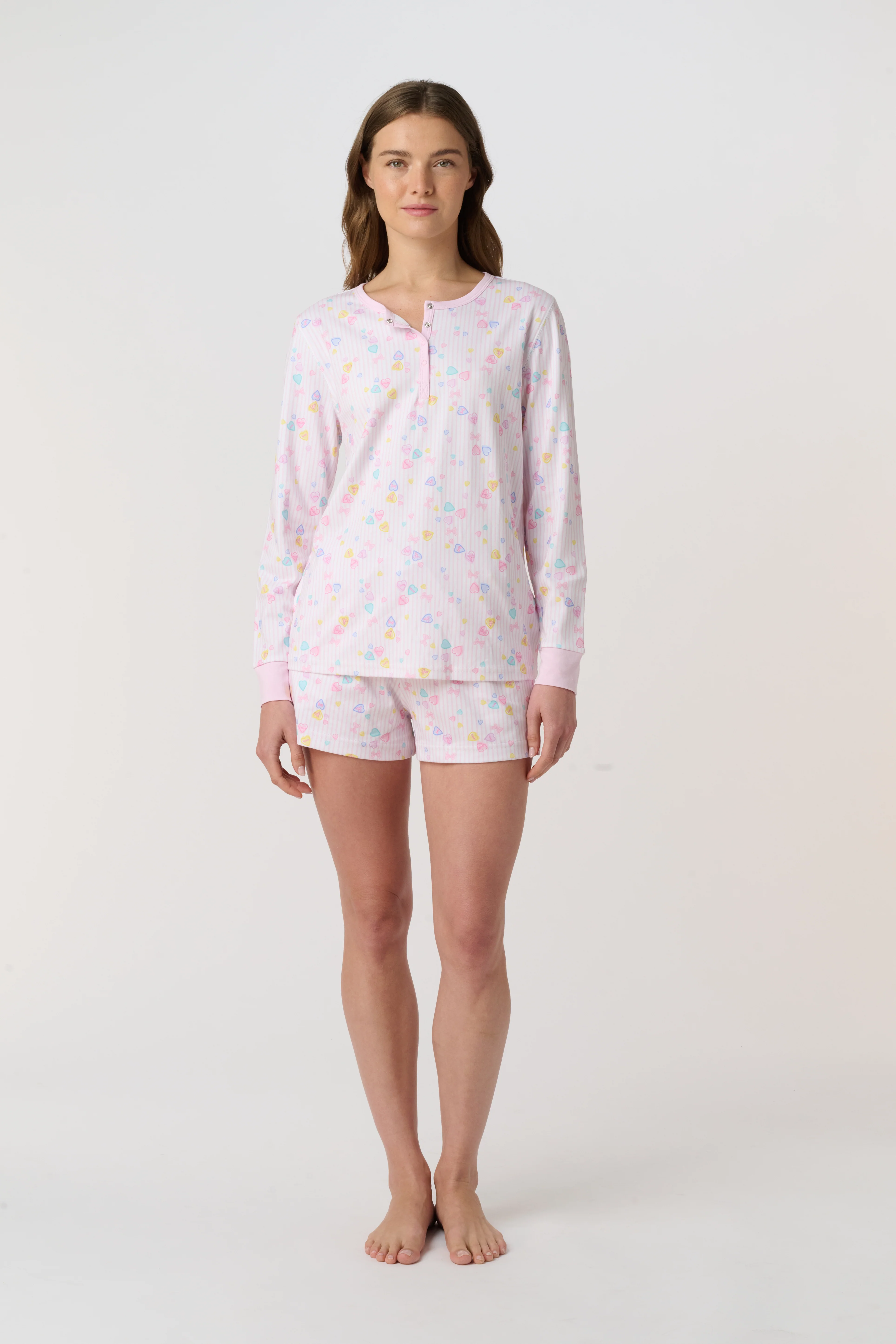 Candy Heart Stripe Hunter Pajamas - Image 2