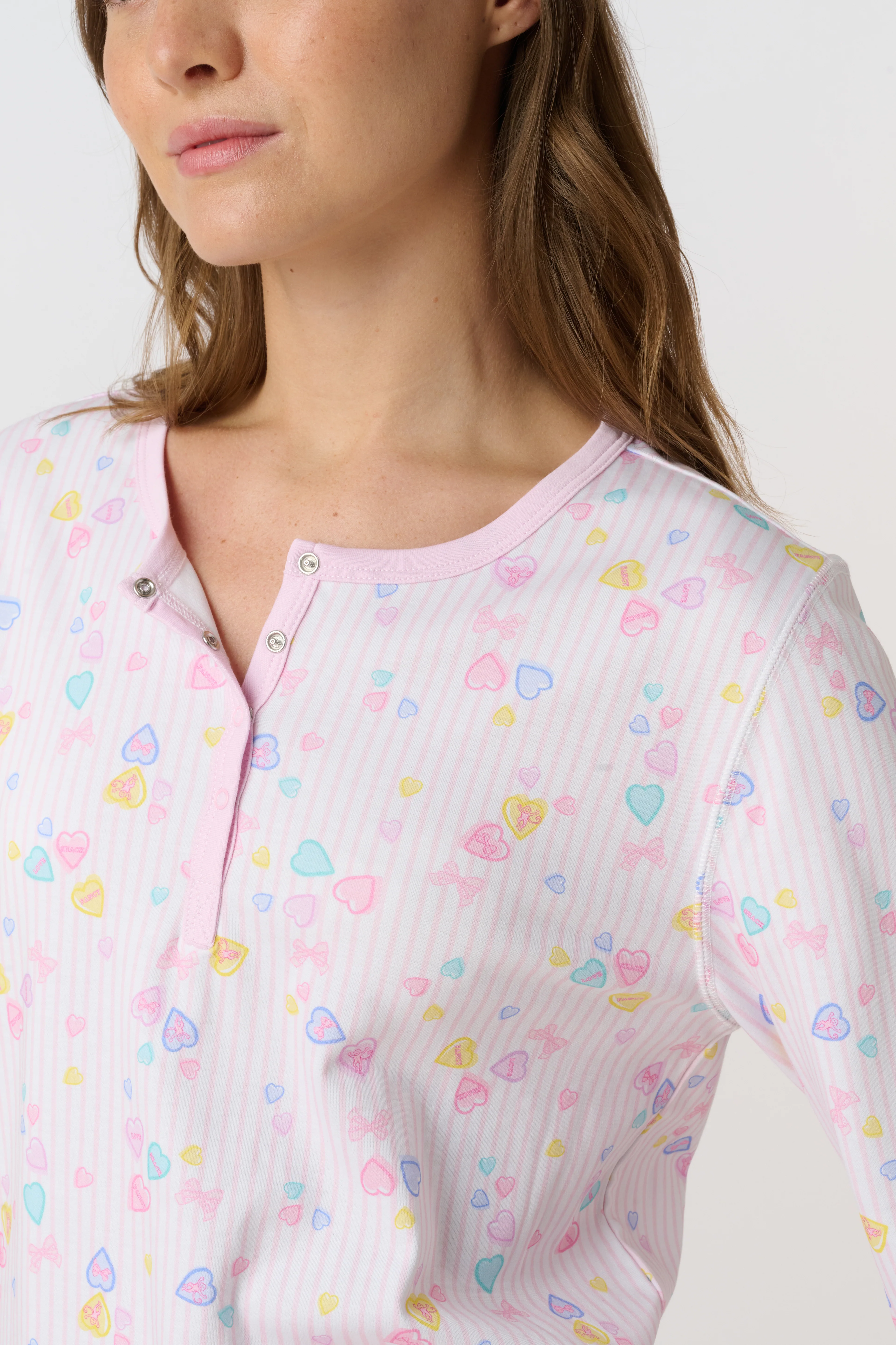 Candy Heart Stripe Hunter Pajamas - Image 3