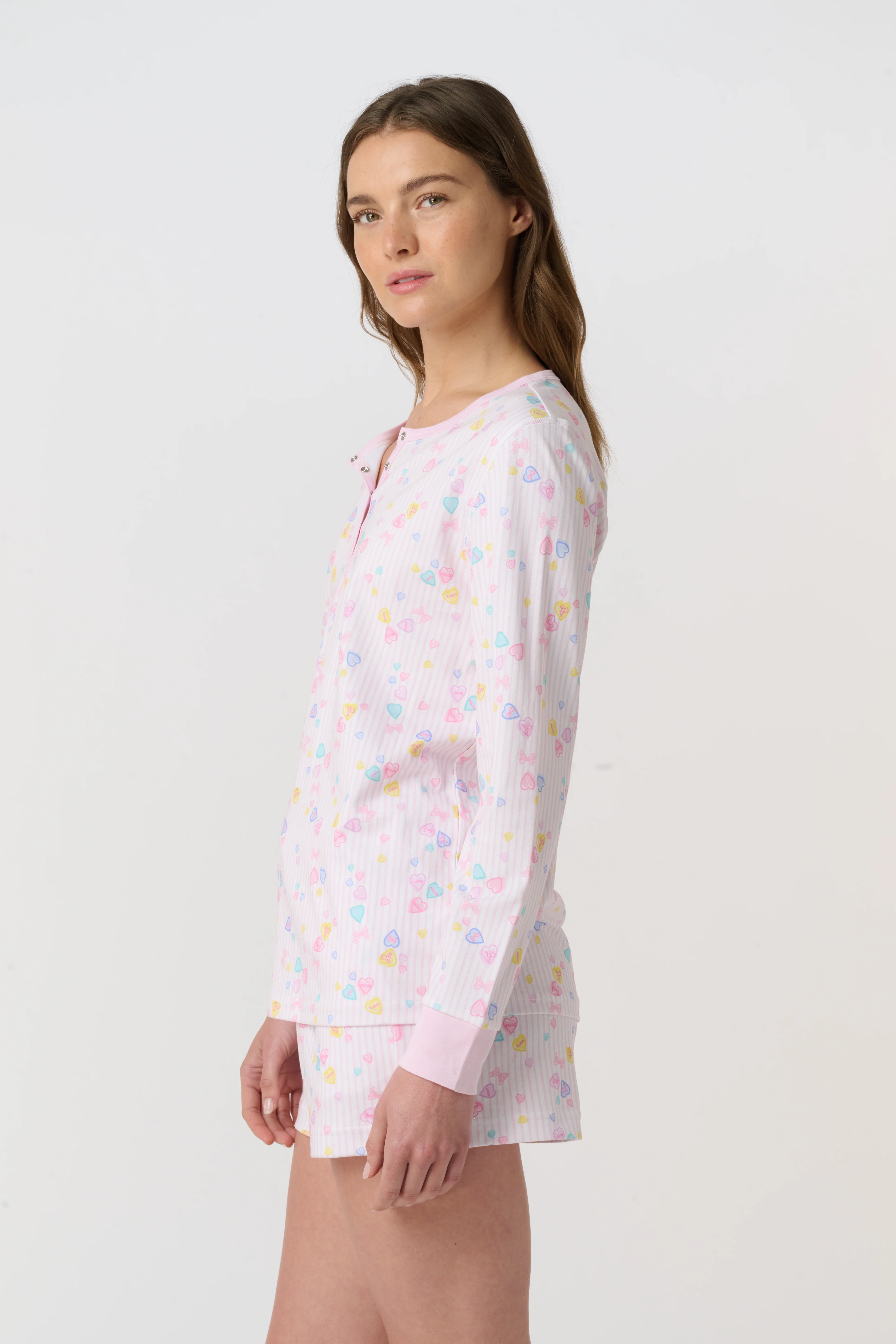Candy Heart Stripe Hunter Pajamas - Image 5