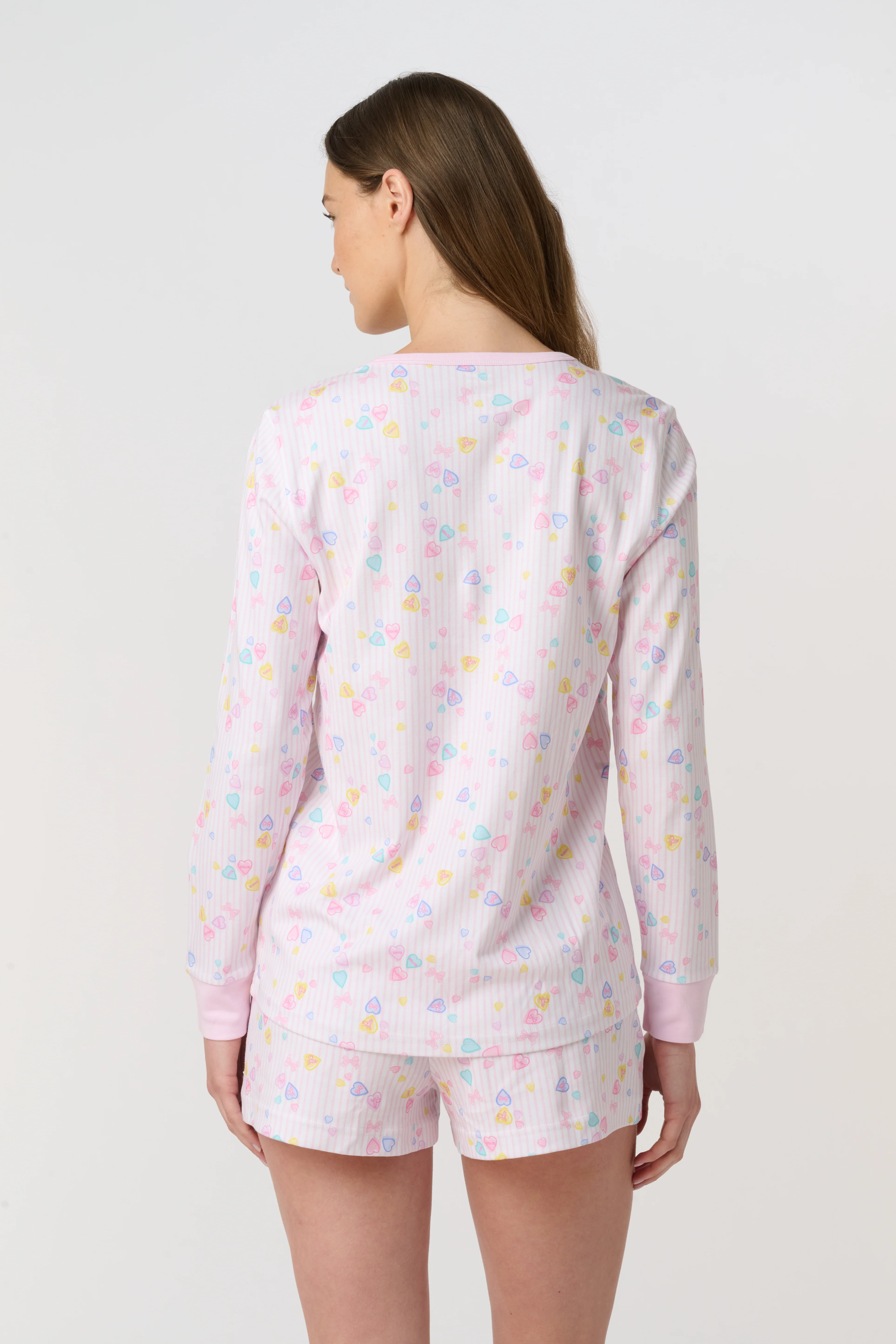 Candy Heart Stripe Hunter Pajamas - Image 6