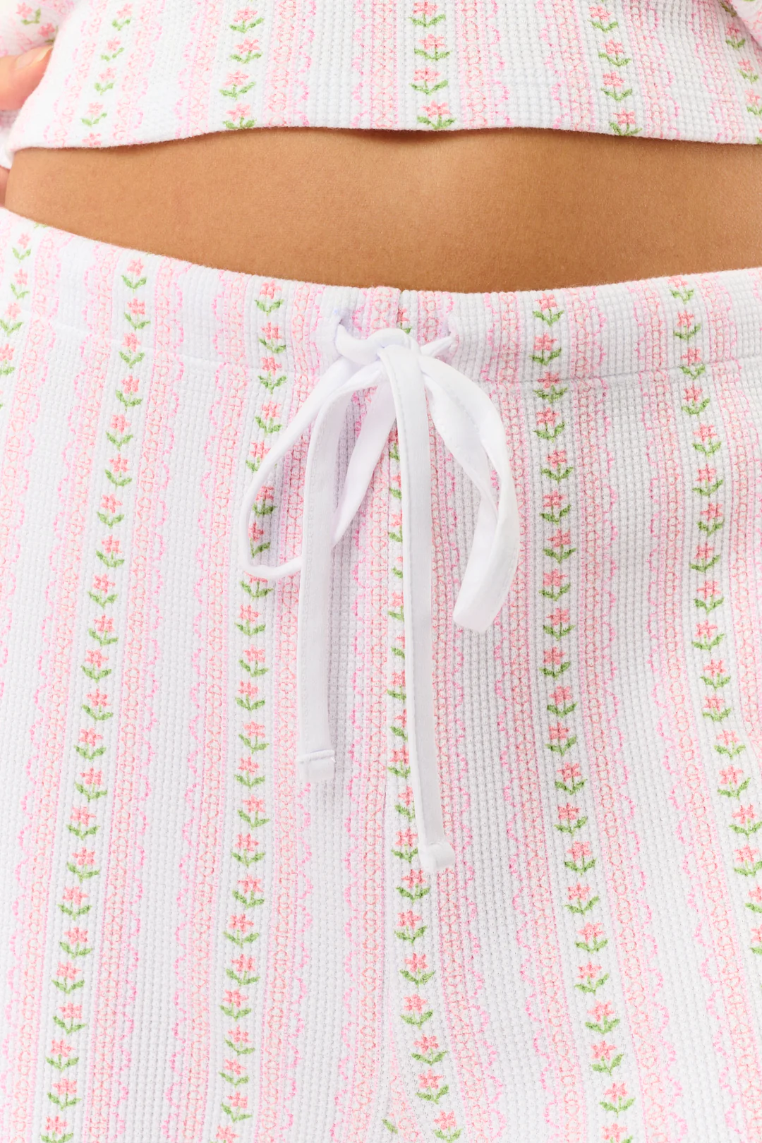 Daisy Heart Stripe Julienne Pant - Image 2