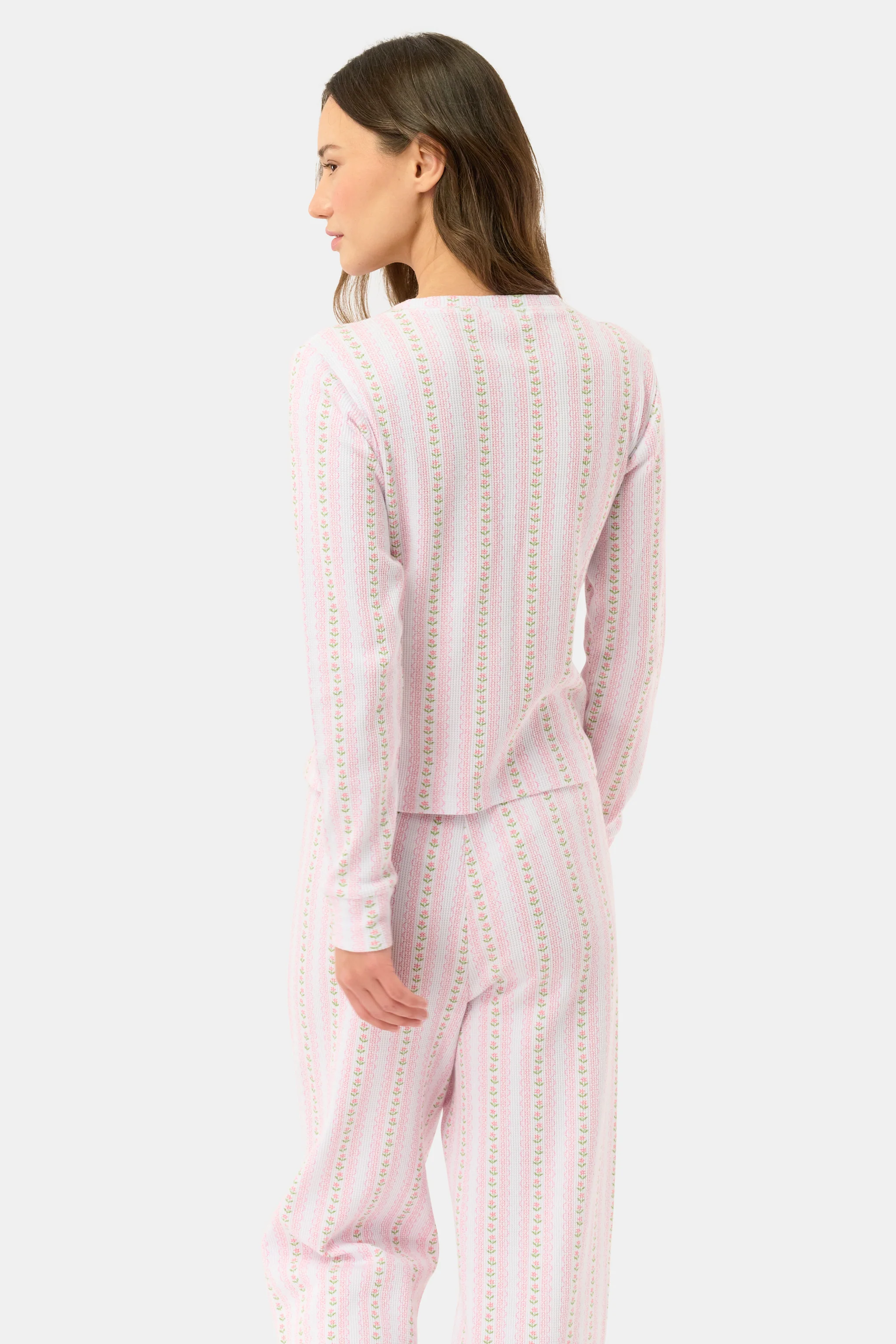 Daisy Heart Stripe Rosemary Top - Image 4