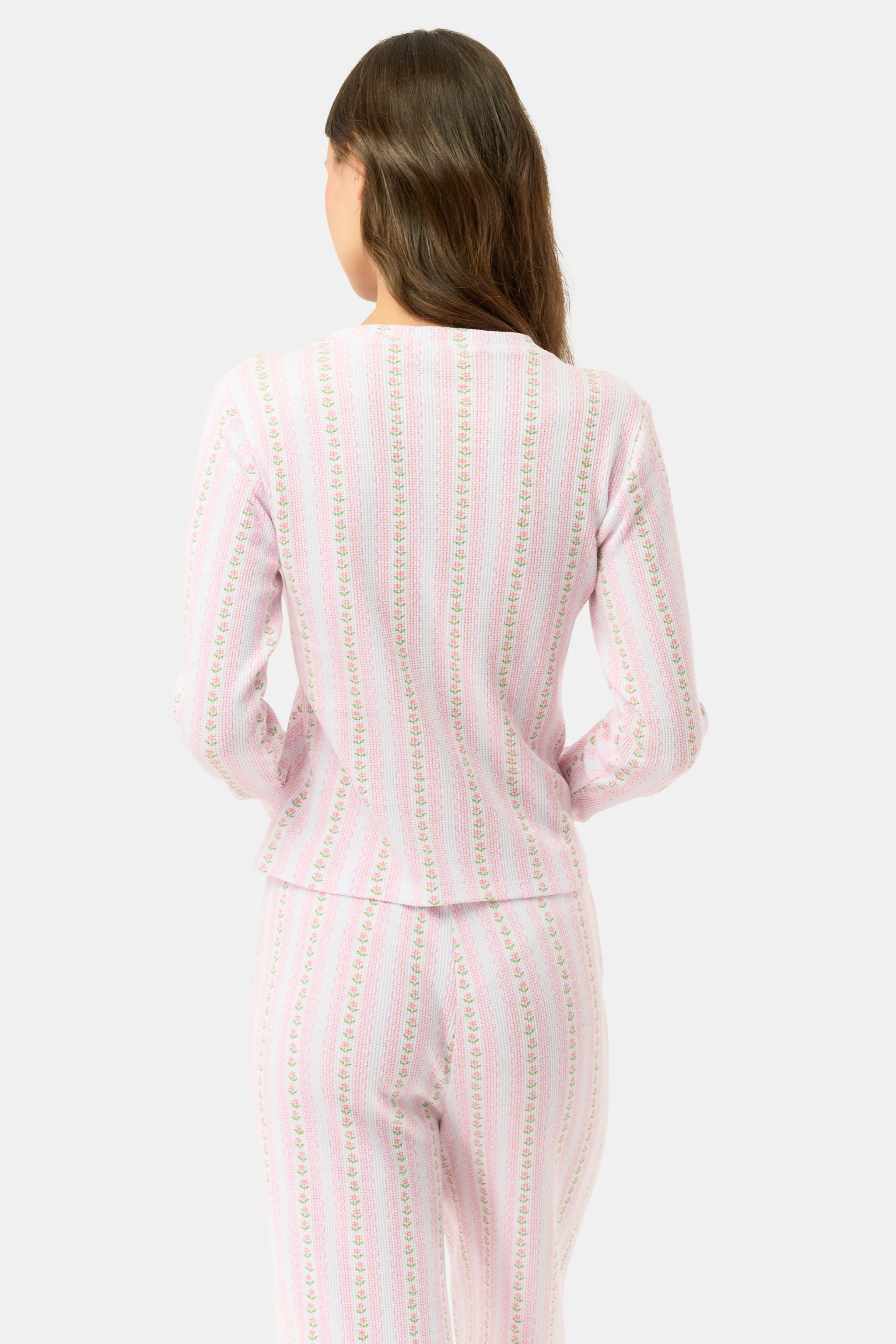 Daisy Heart Stripe Rosemary Top - Image 5