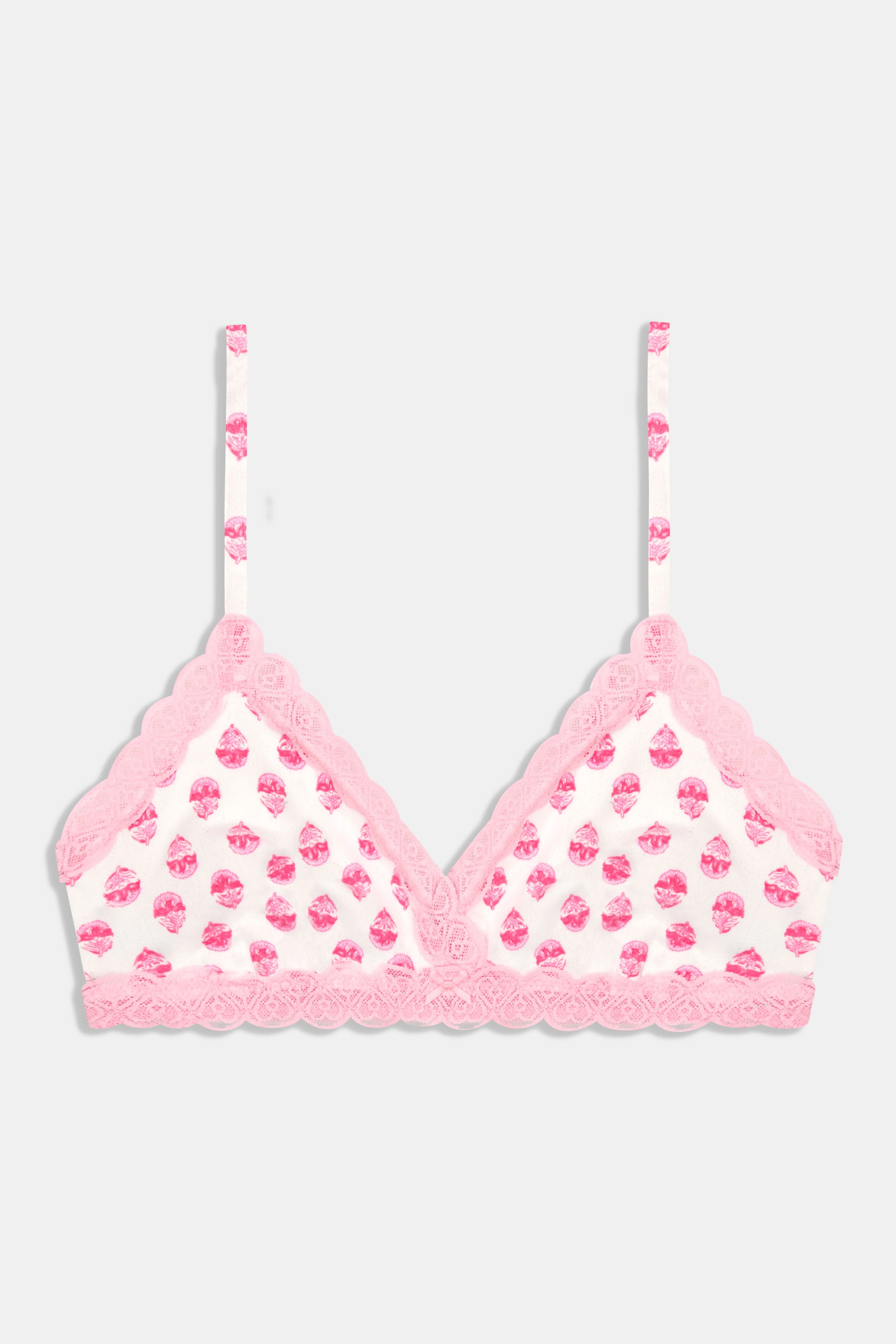 Ditsy Daisy Pointelle Jane Bralette - Image 6
