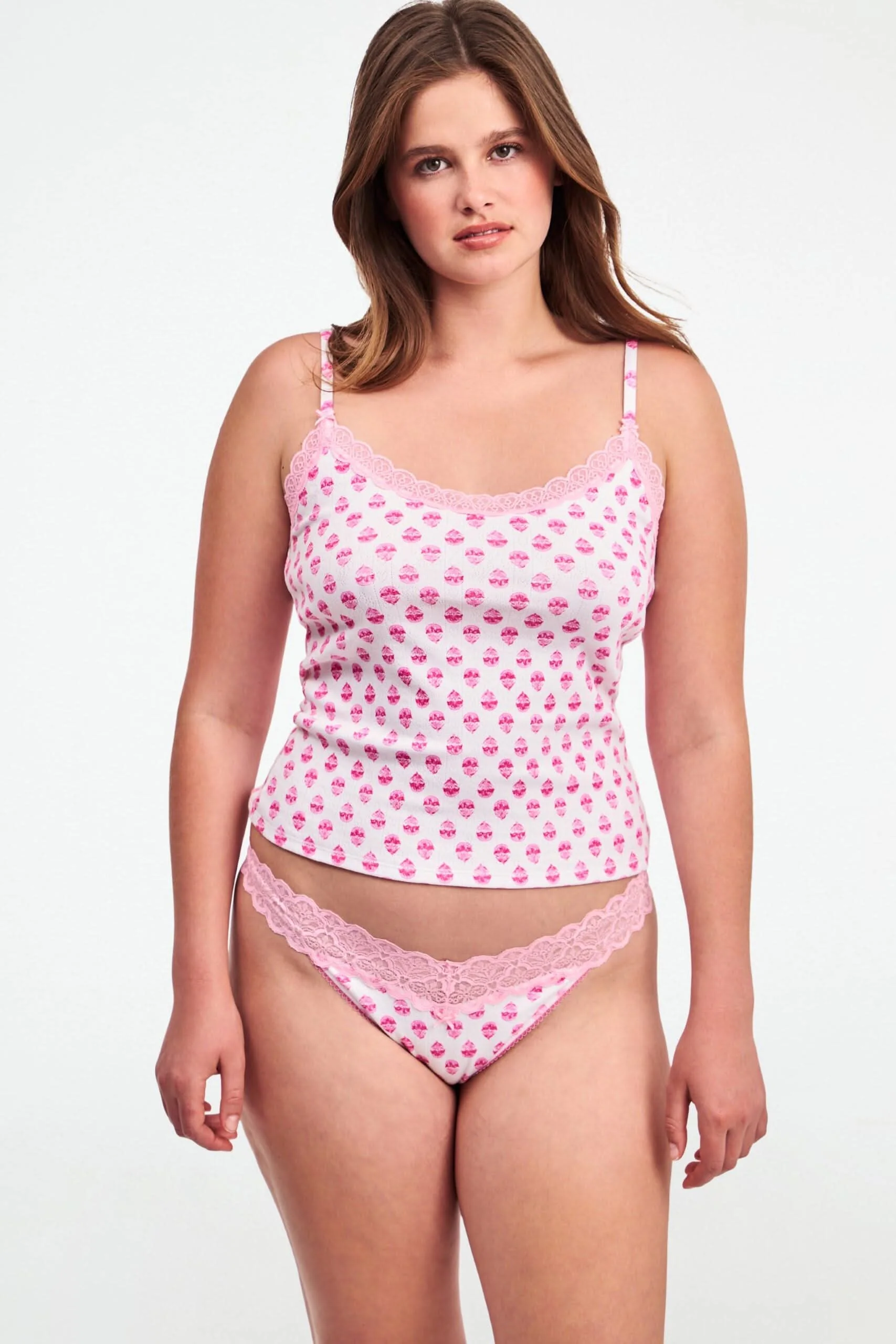 Ditsy Daisy Pointelle Jay Thong - Image 5
