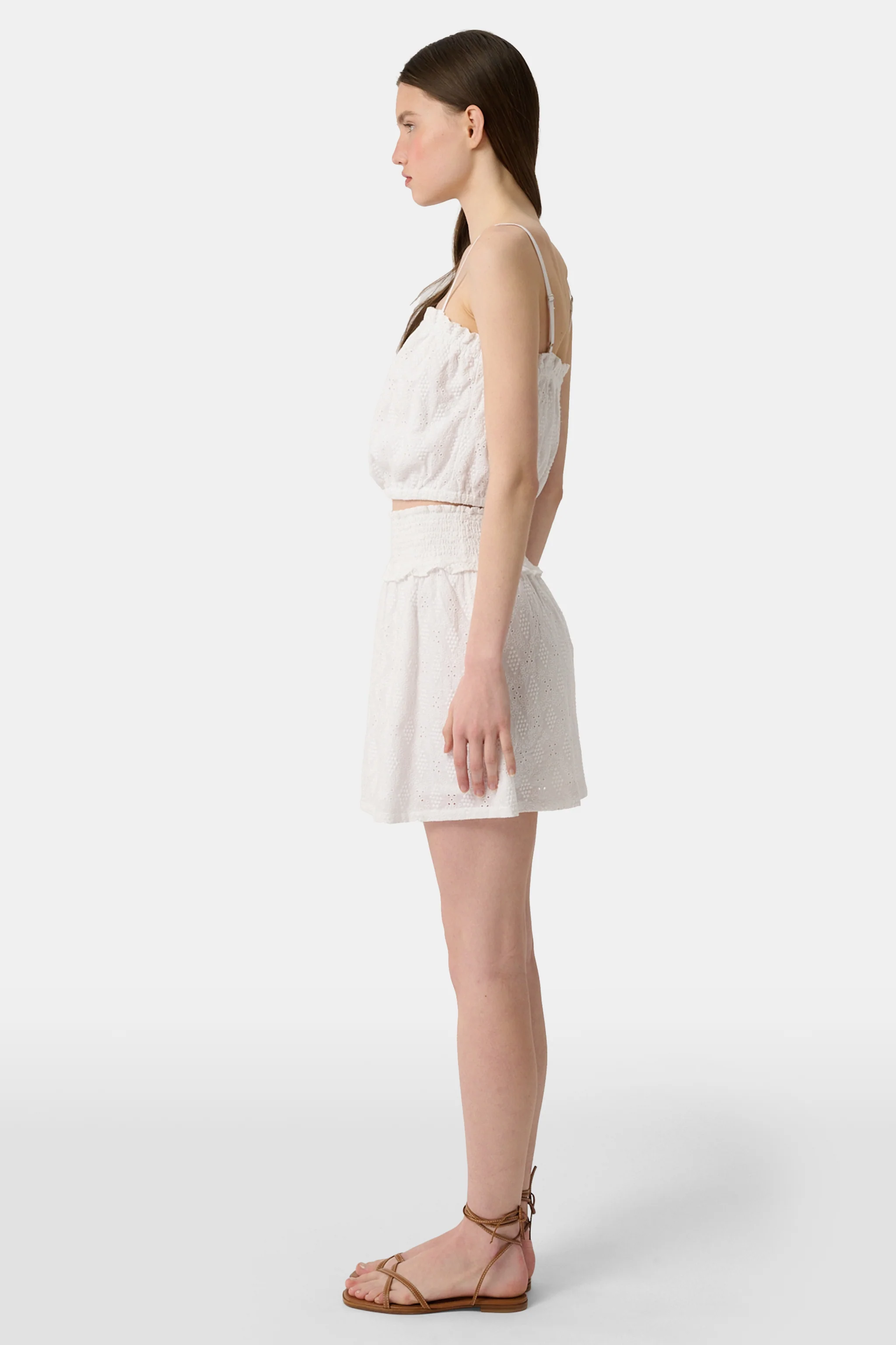 Eyelet Lattice Erin Skirt - Image 4
