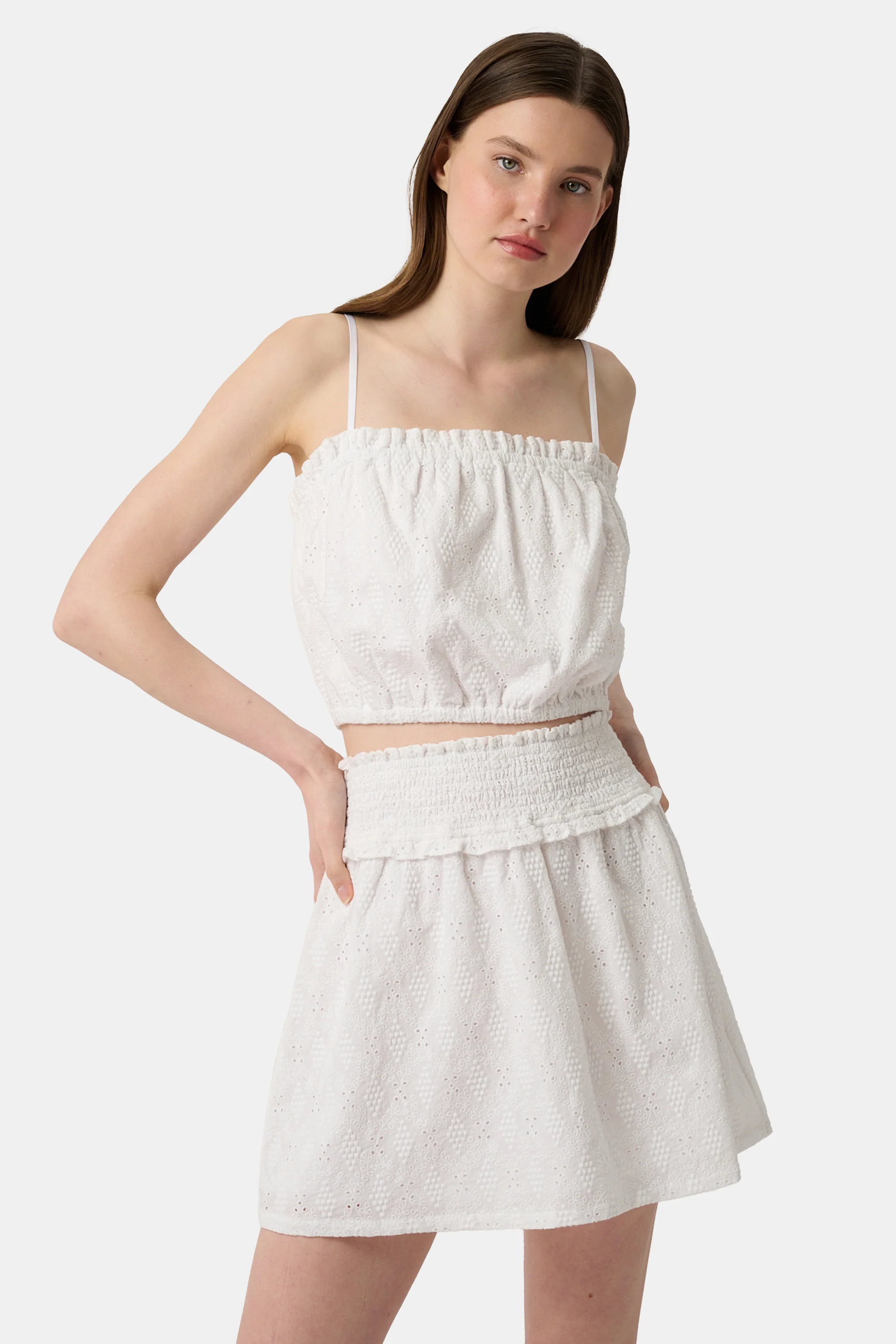 Eyelet Lattice Leah Top - Image 6