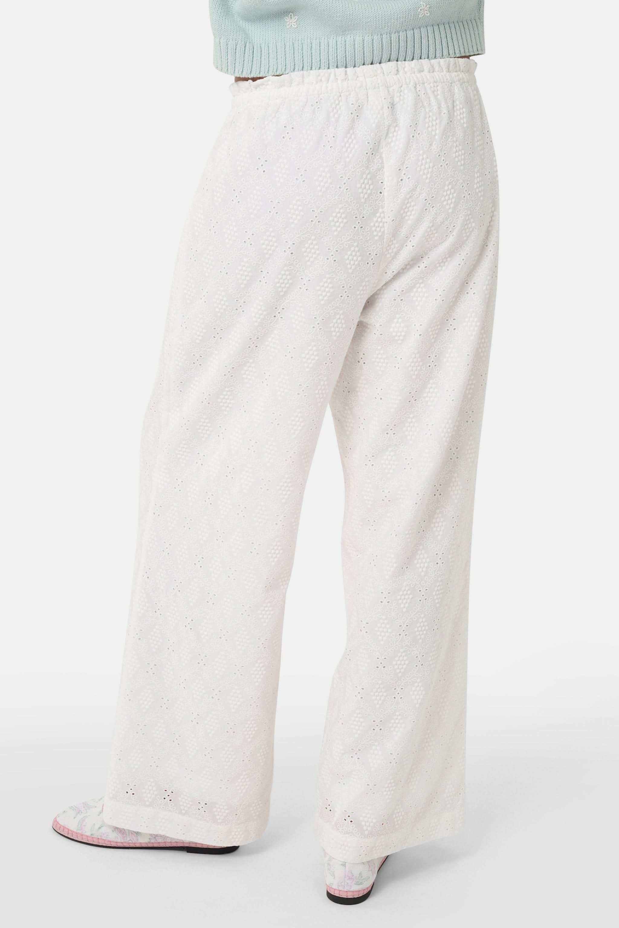 Eyelet Lattice Lynette Pant - Image 5