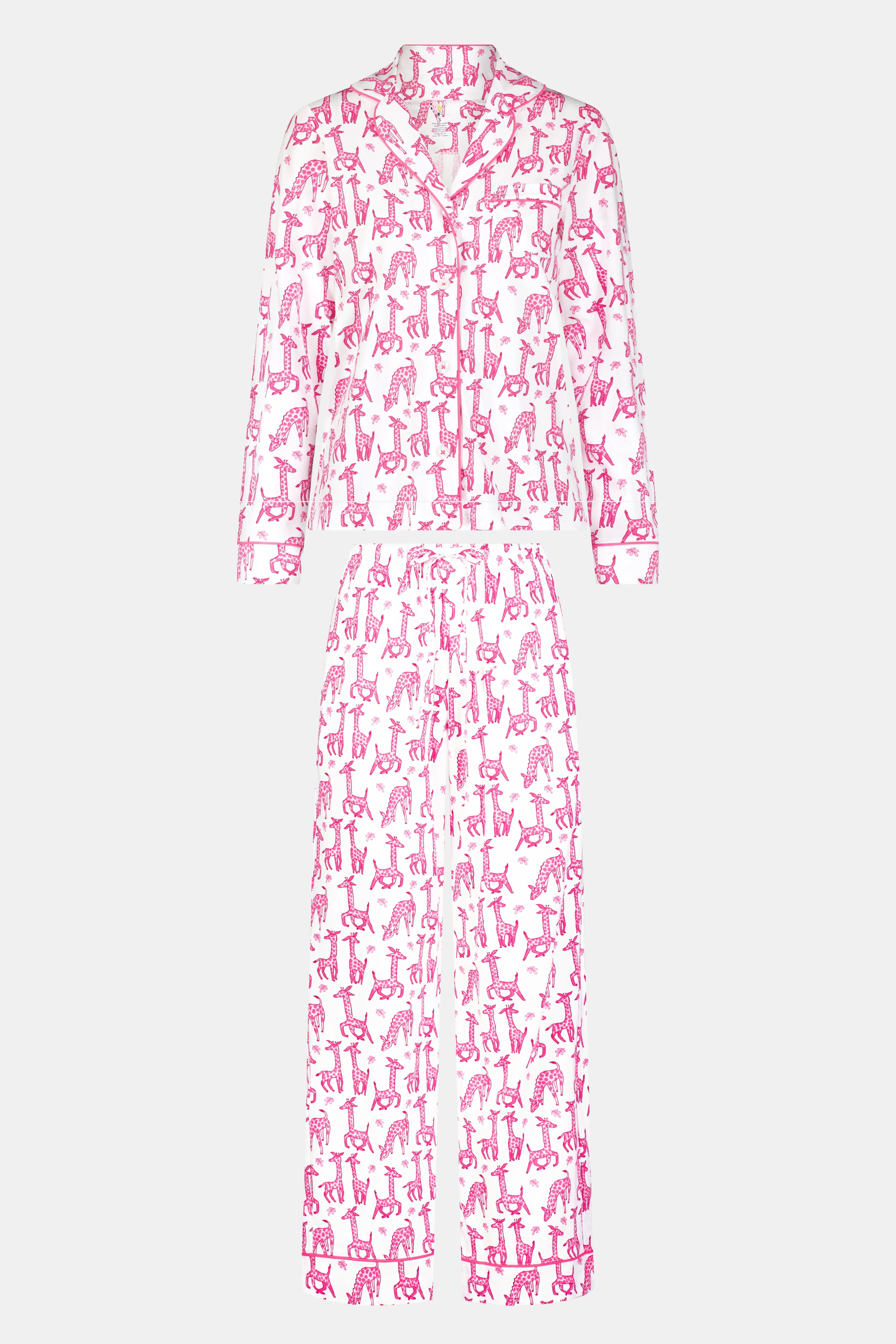 Gigi Giraffe Long Sleeve Polo Pajamas - Image 2