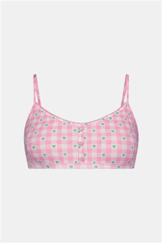 Gingham Hearts Chrystie Bralette - Image 6