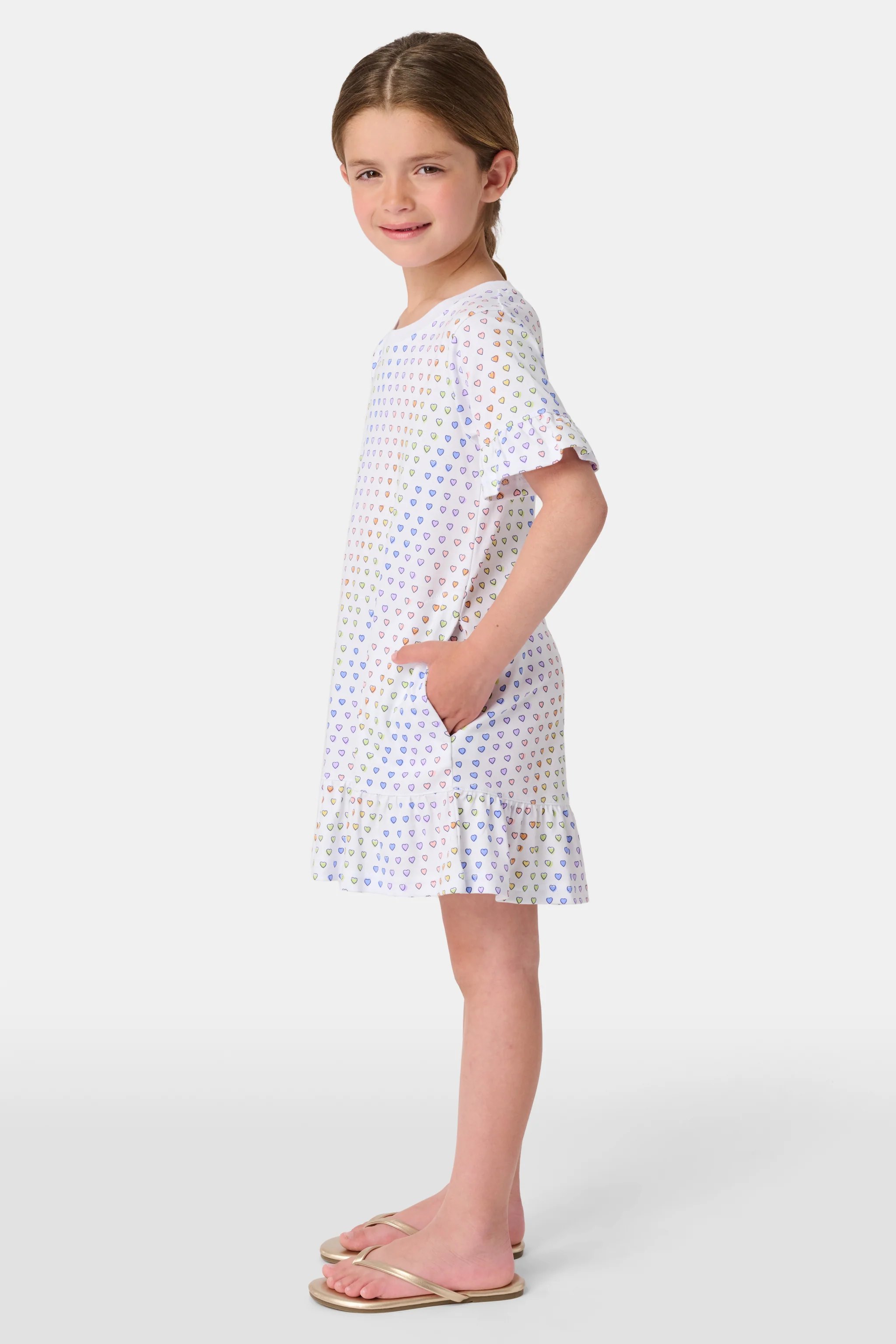 Girls Disco Hearts Esme Dress - Image 4