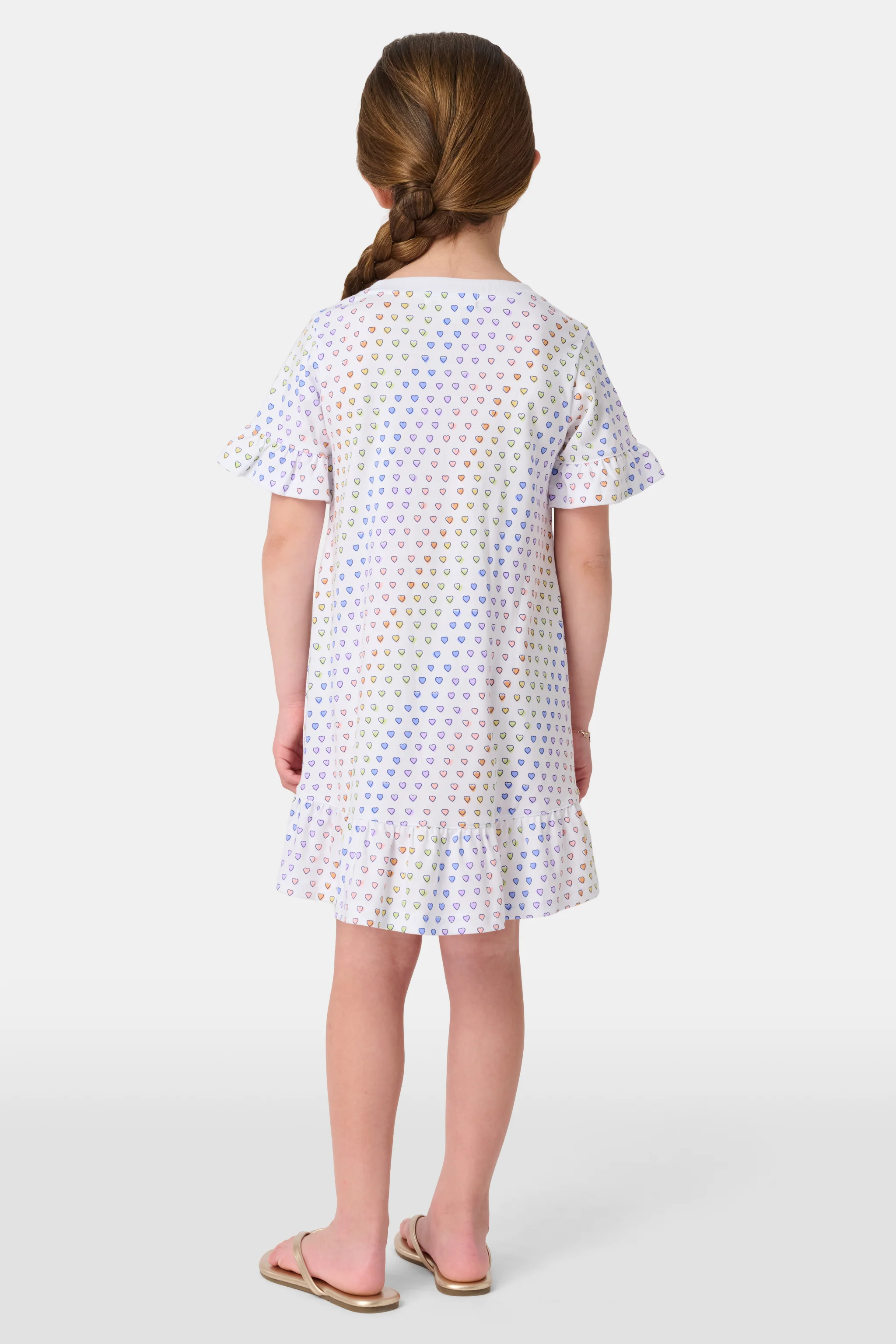 Girls Disco Hearts Esme Dress - Image 5