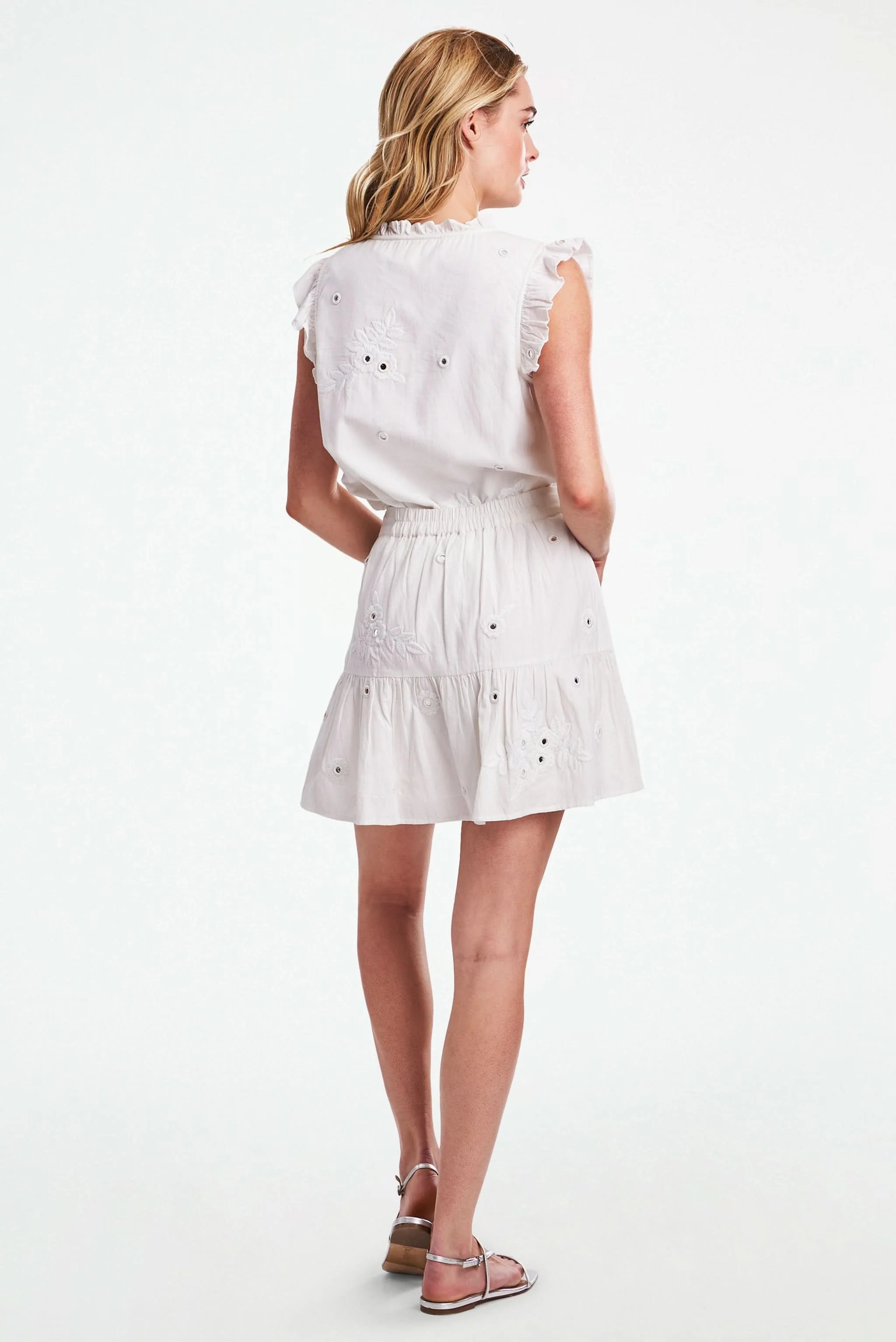 Gloriosa Embroidery Fleet Skirt - Image 6