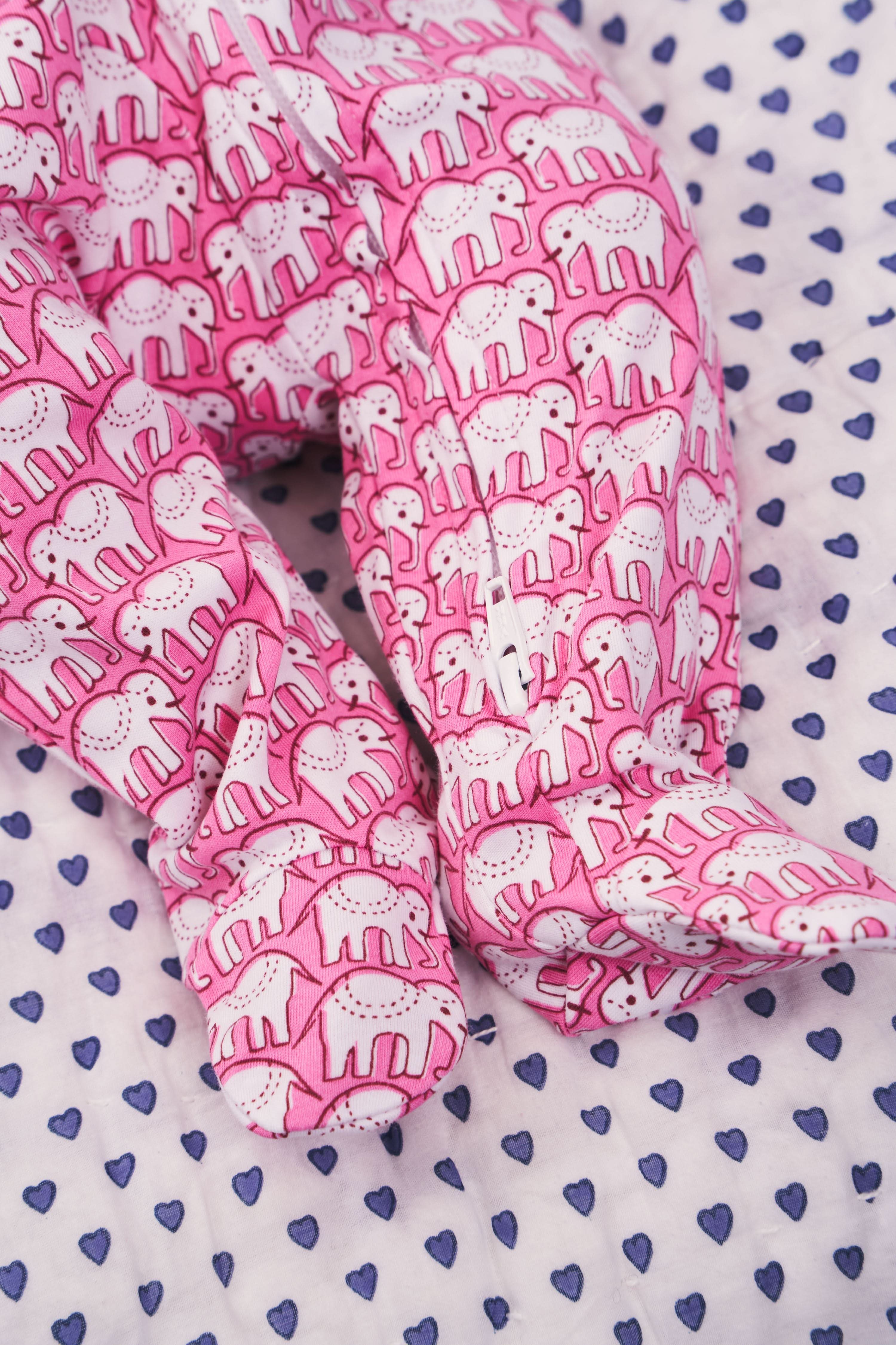 Infant Hathi Zipper Footie - Image 3