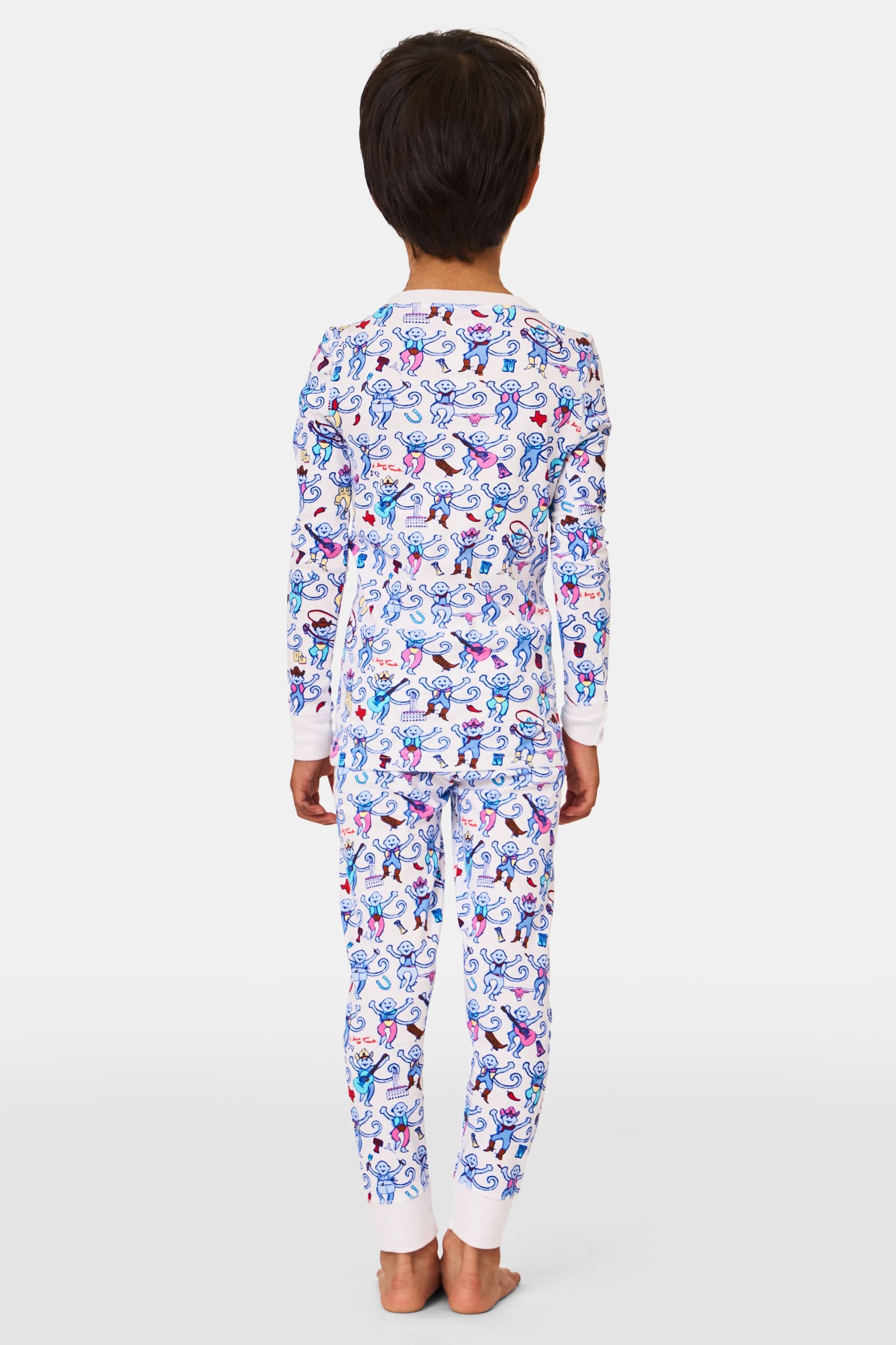 Kids Austin Monkey Pajamas - Image 3