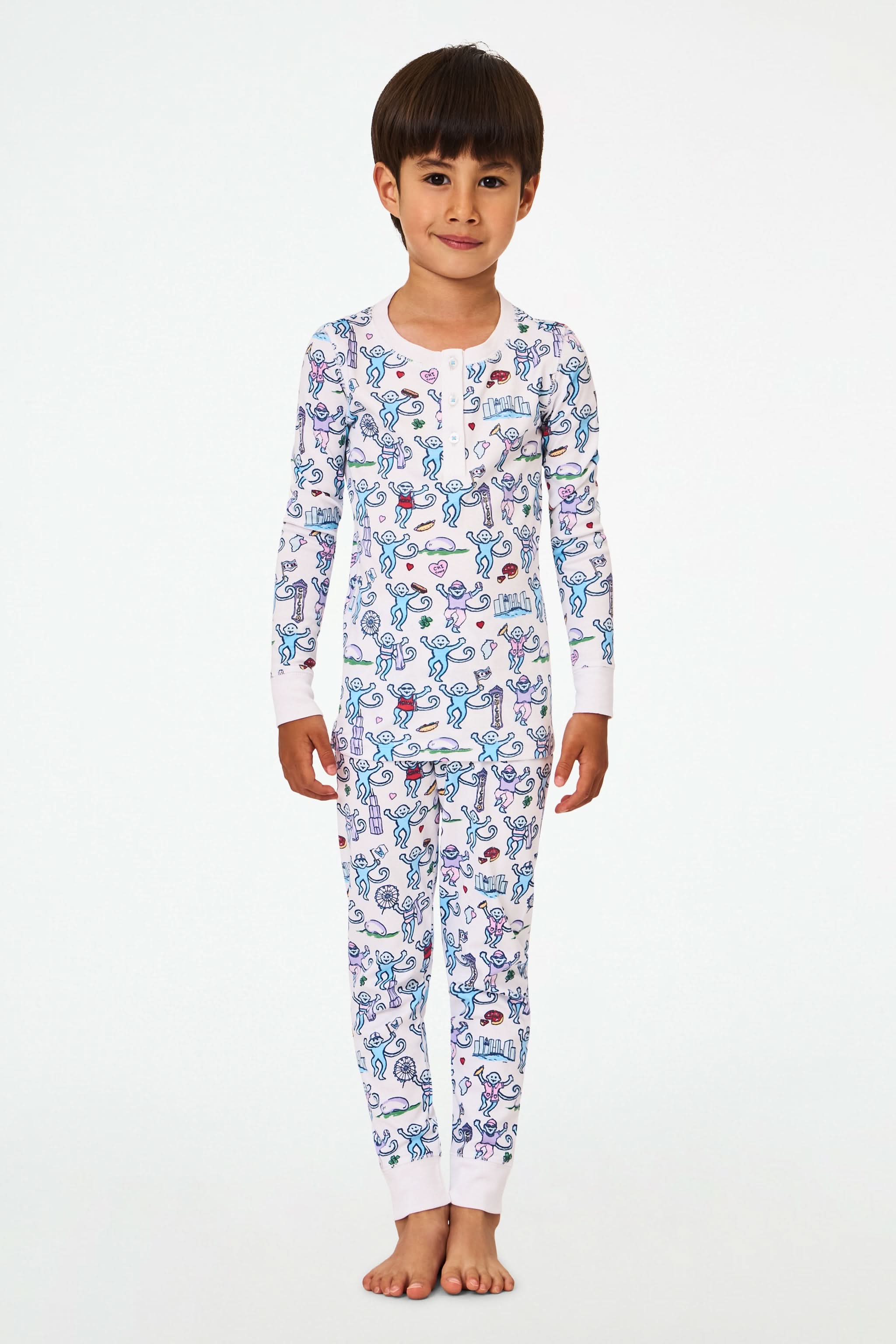 Kids Chicago Monkey Pajamas - Image 2