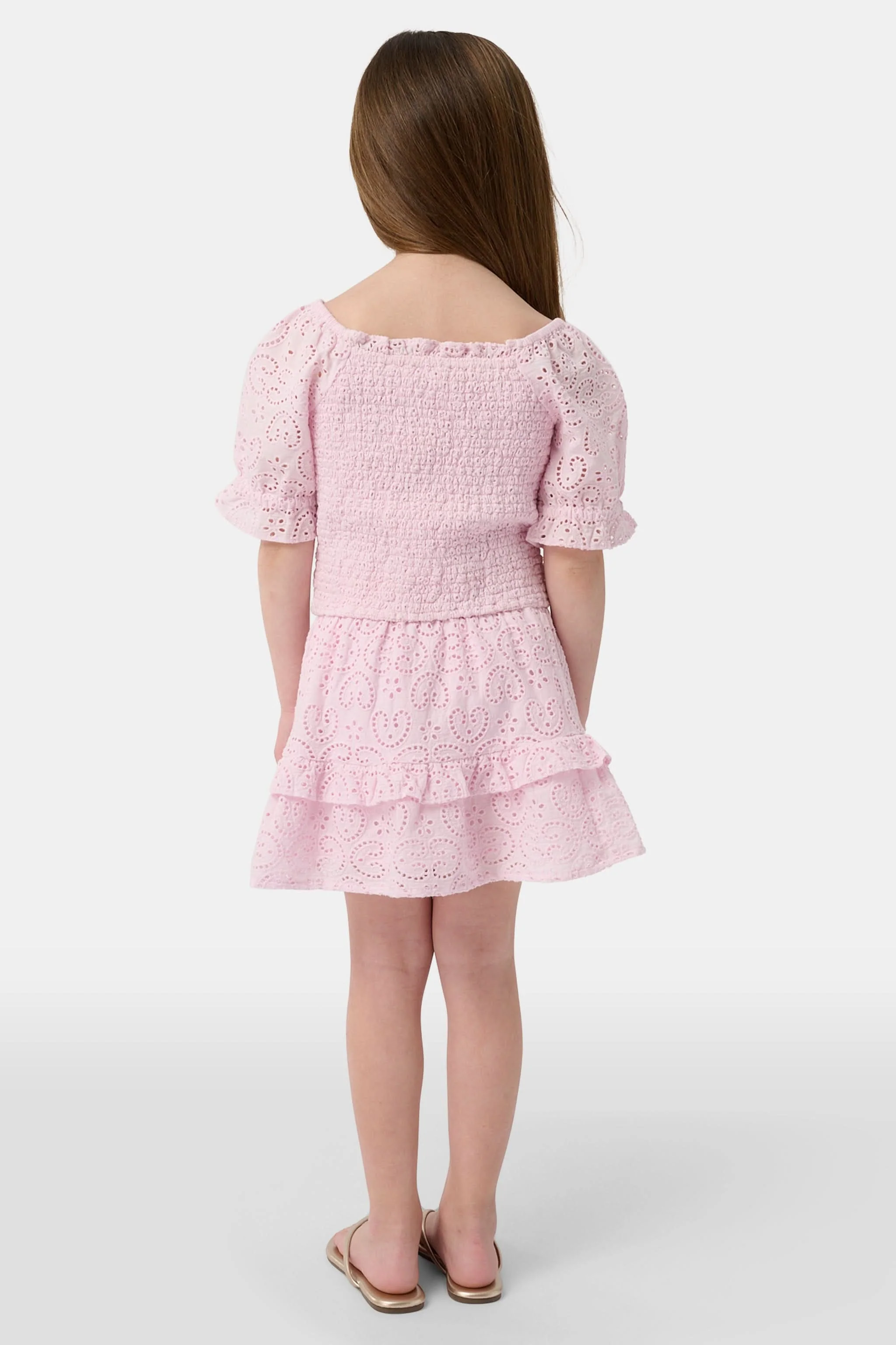 Kids Clover Eyelet Elsie Top - Image 4