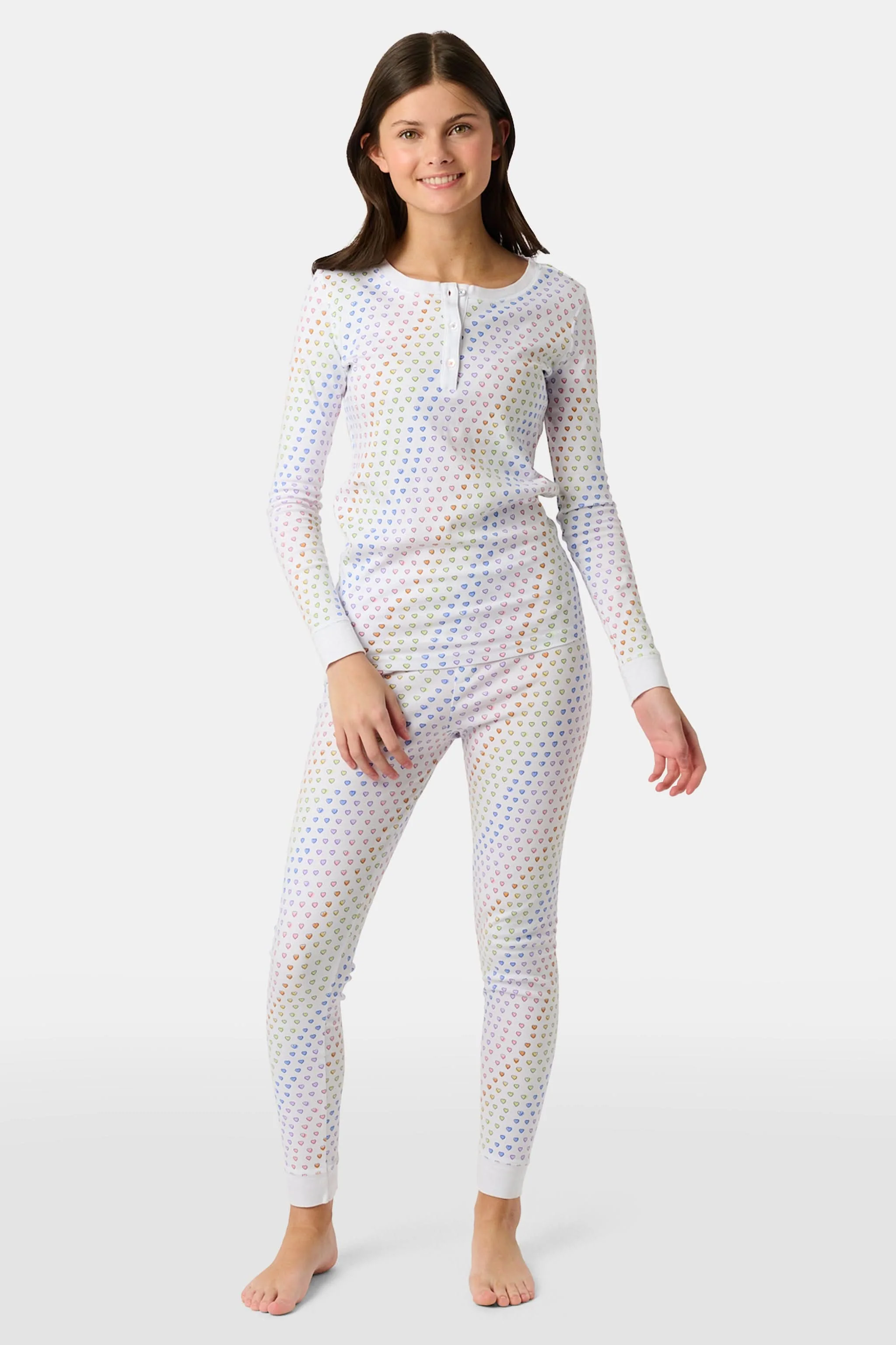 Kids Disco Hearts Pajamas - Image 3