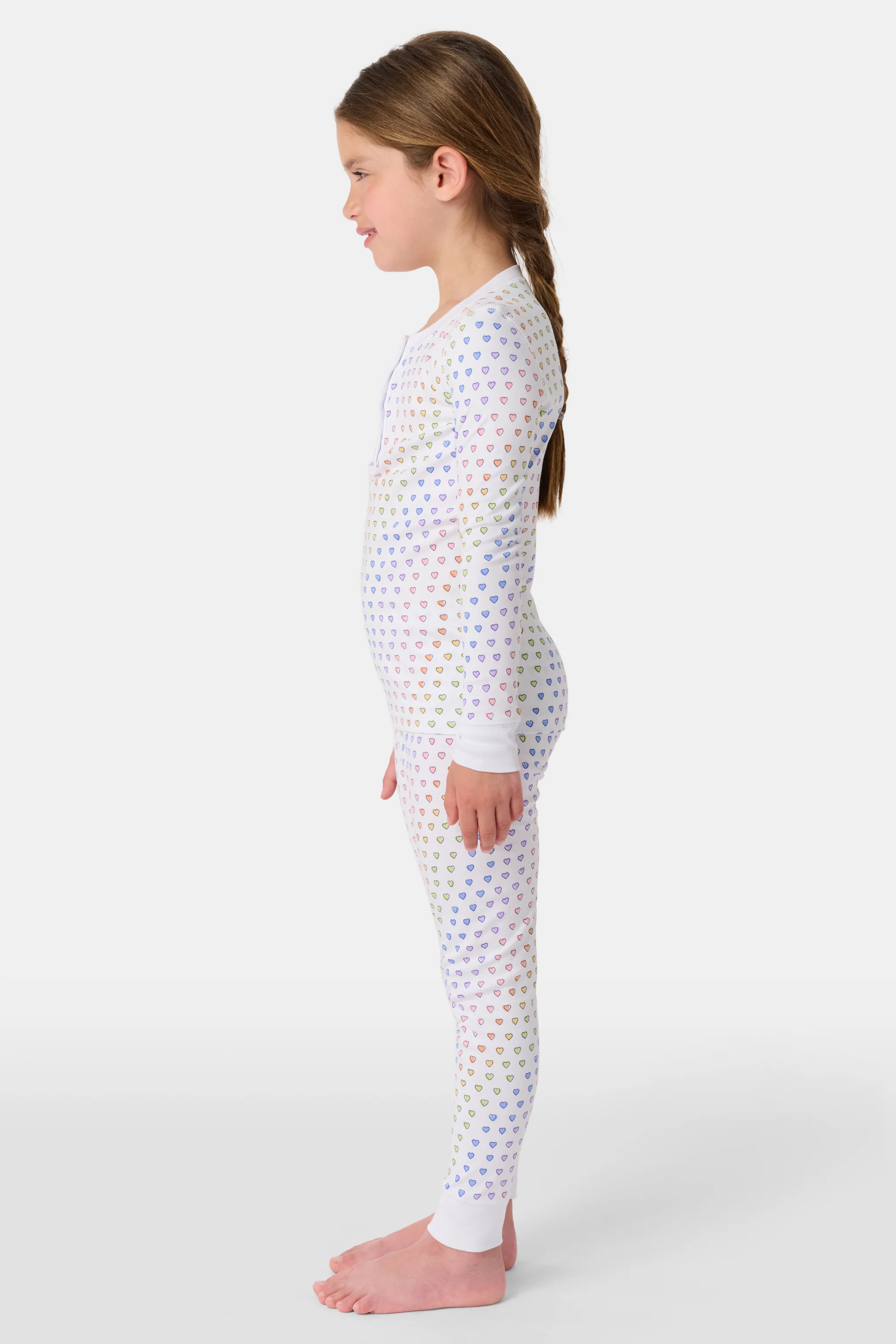 Kids Disco Hearts Pajamas - Image 4