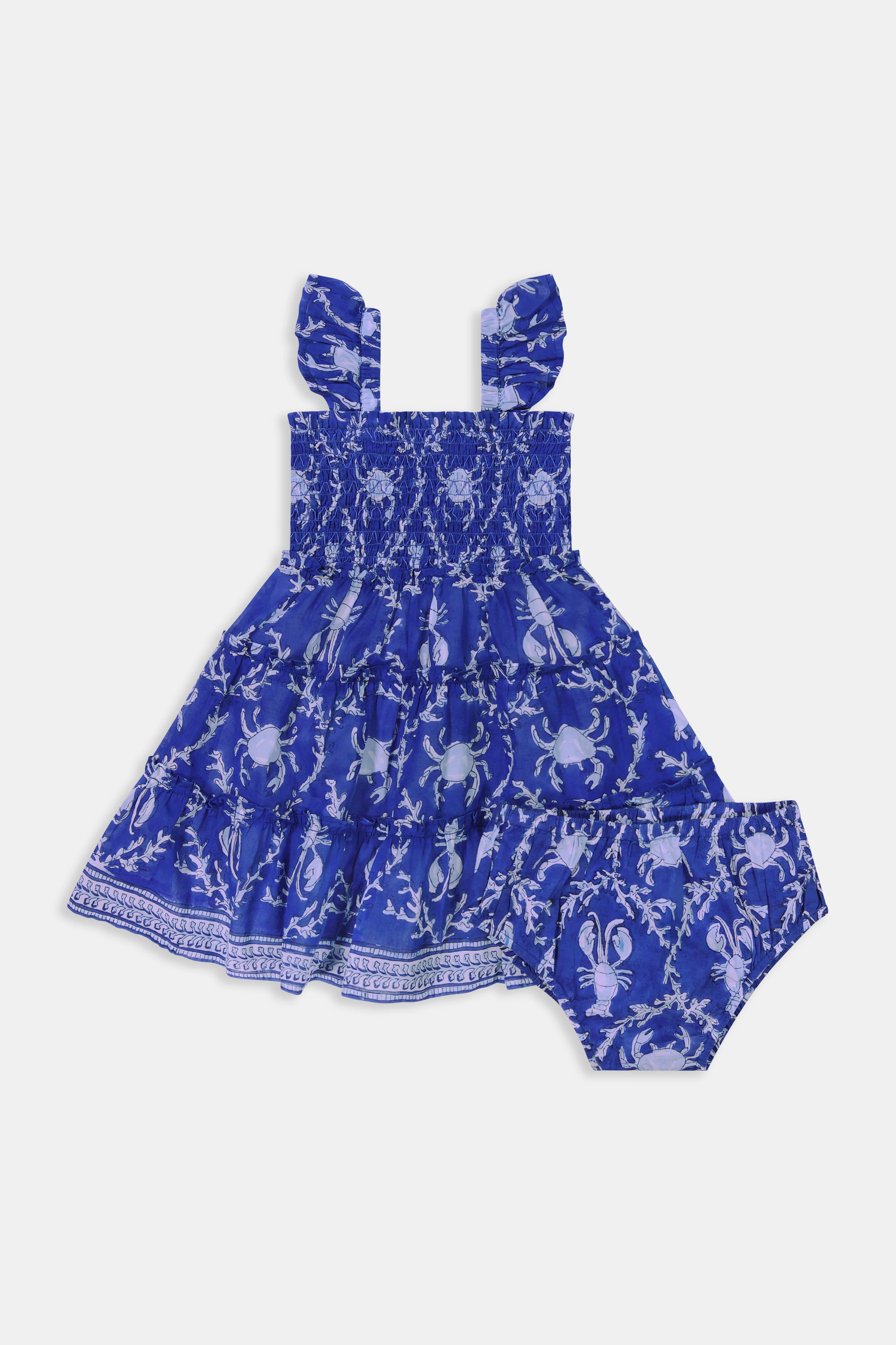 Kids Lobster Trellis Ceri Dress - Image 7