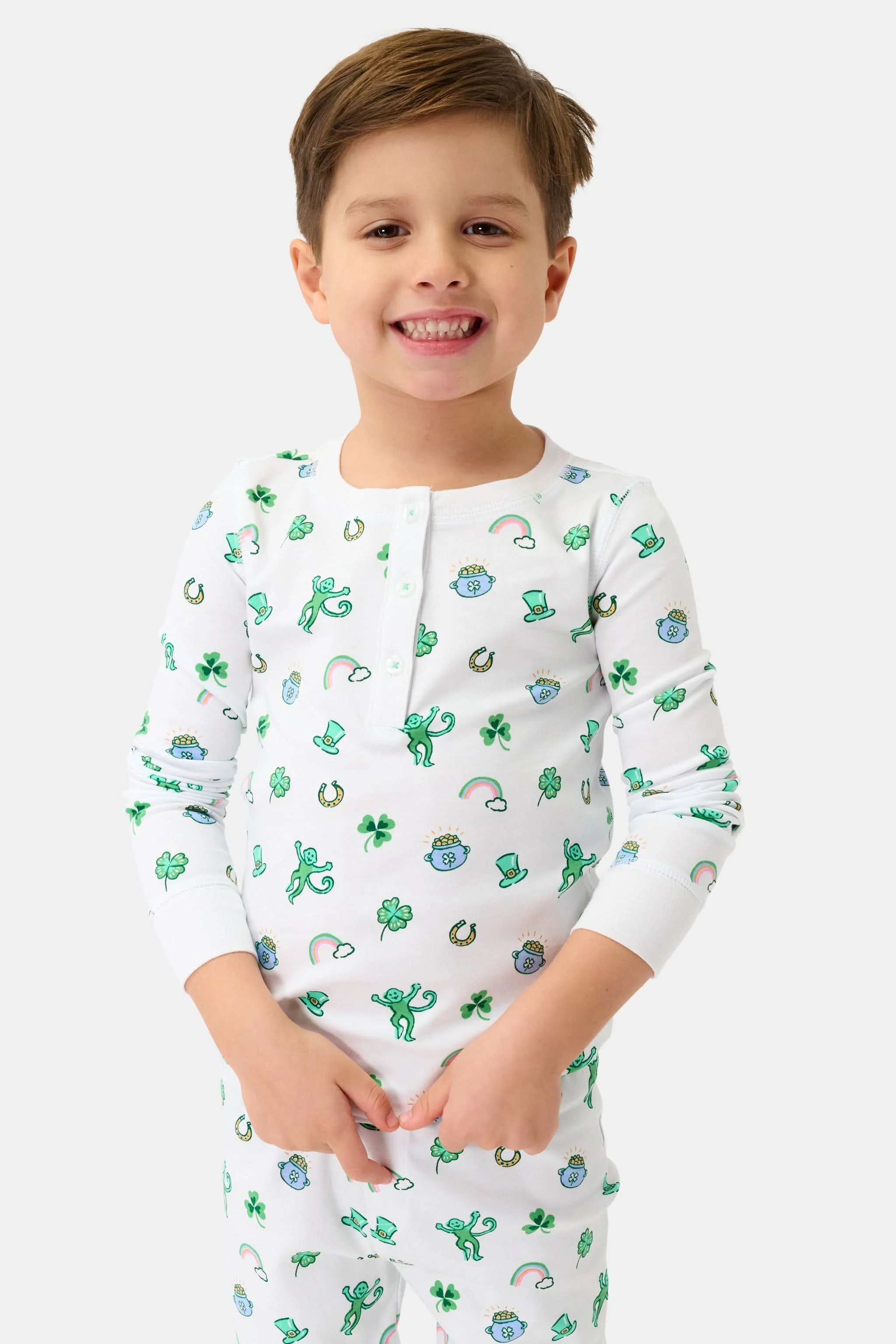 Kids Luck O' The Monkey Pajamas - Image 3