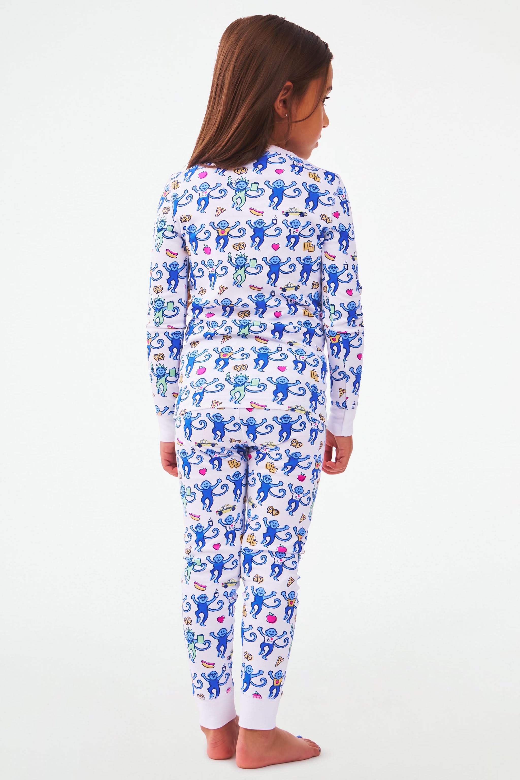 Kids NY Monkey Pajamas - Image 3