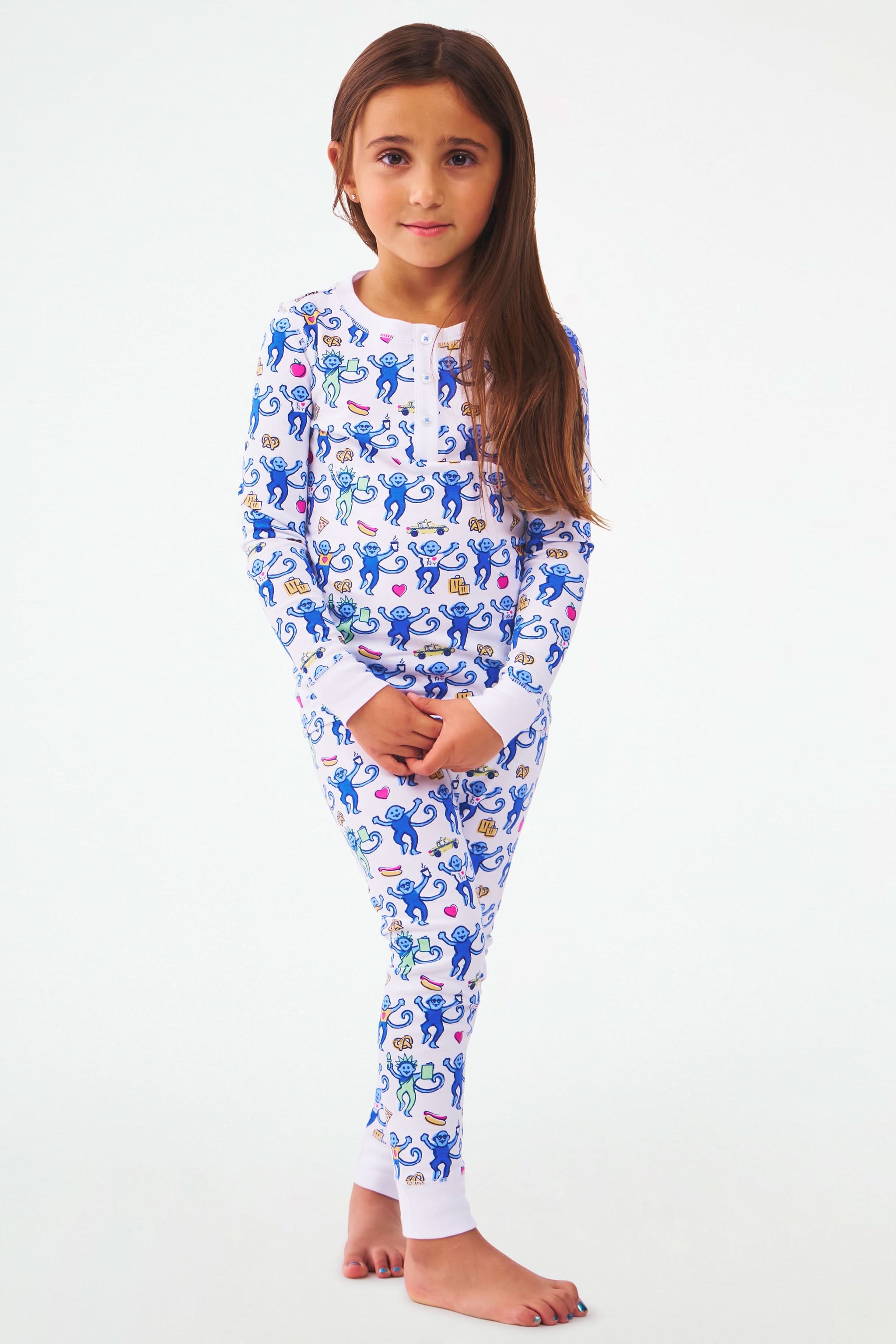 Kids NY Monkey Pajamas - Image 4