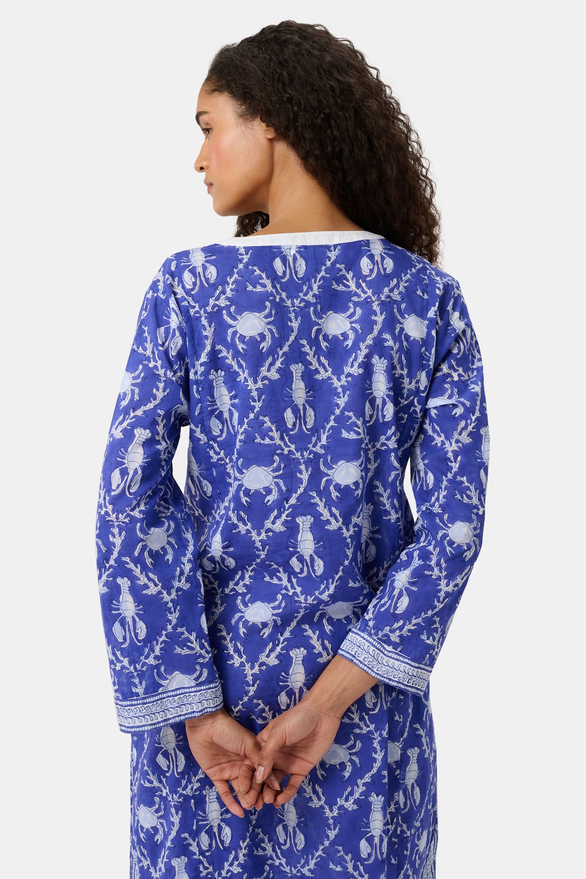 Lobster Trellis Johanna Caftan - Image 4
