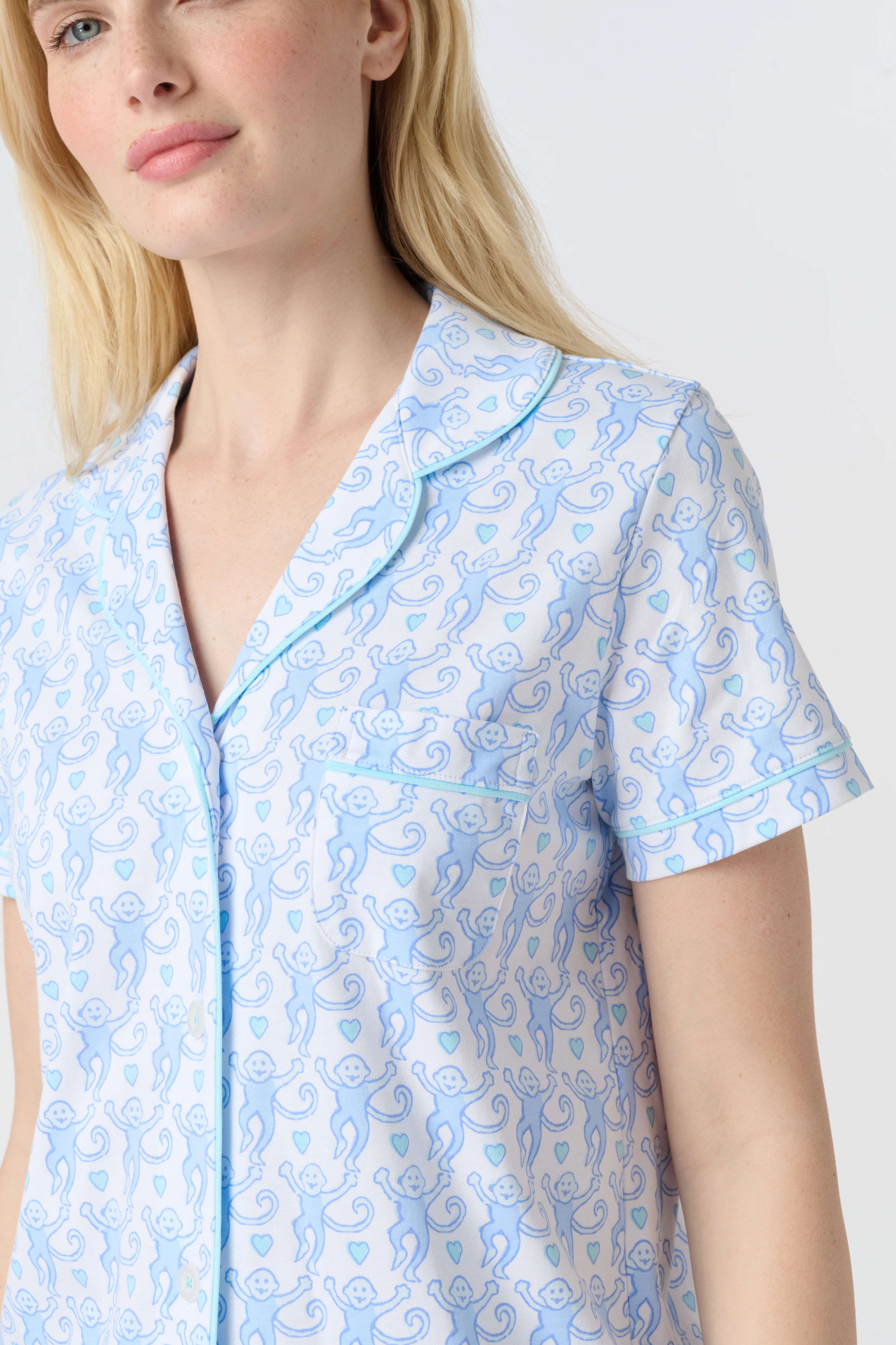 Lovely Monkey Polo Pajamas - Image 2