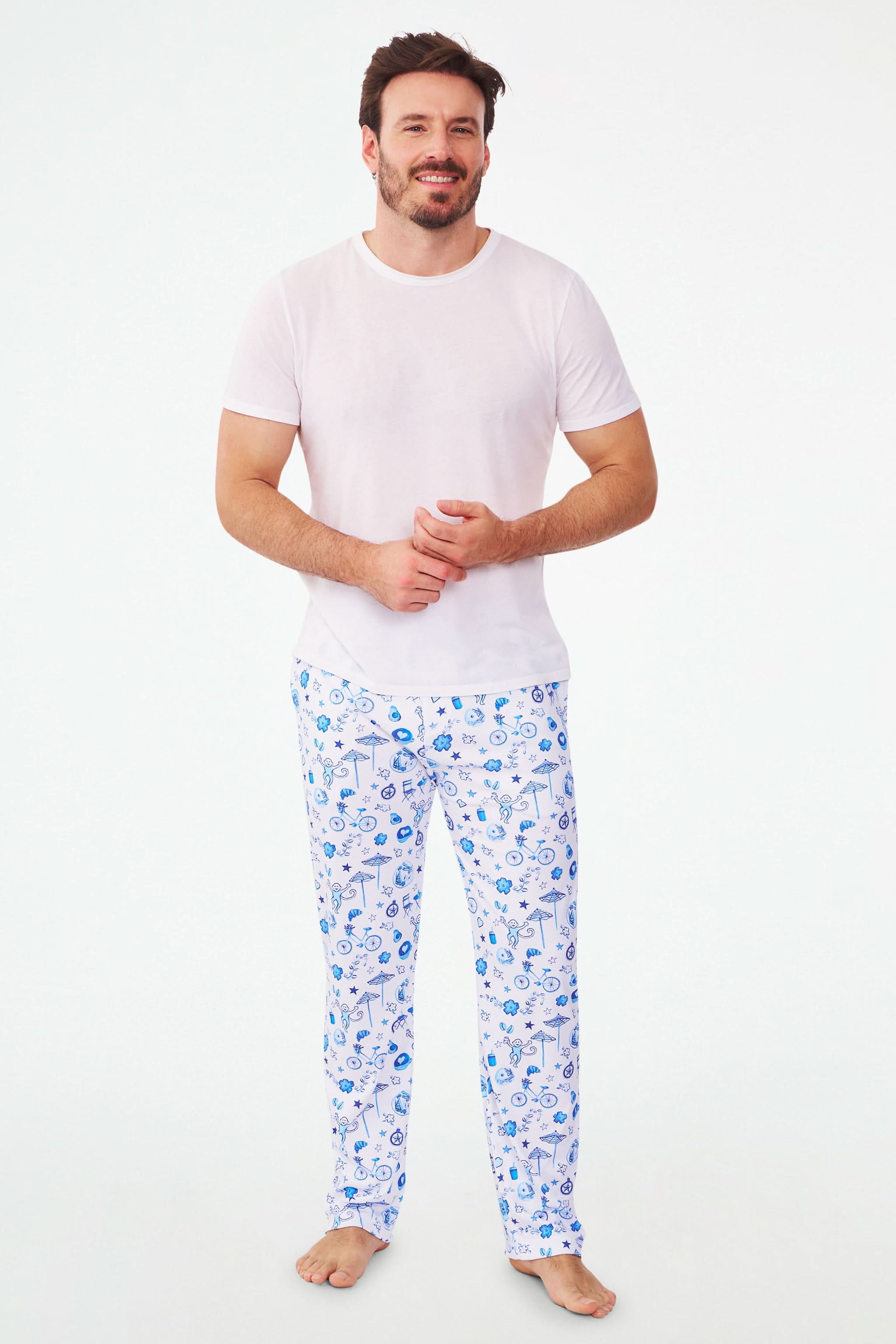 Mens Latte Lane Simon Pant - Image 3