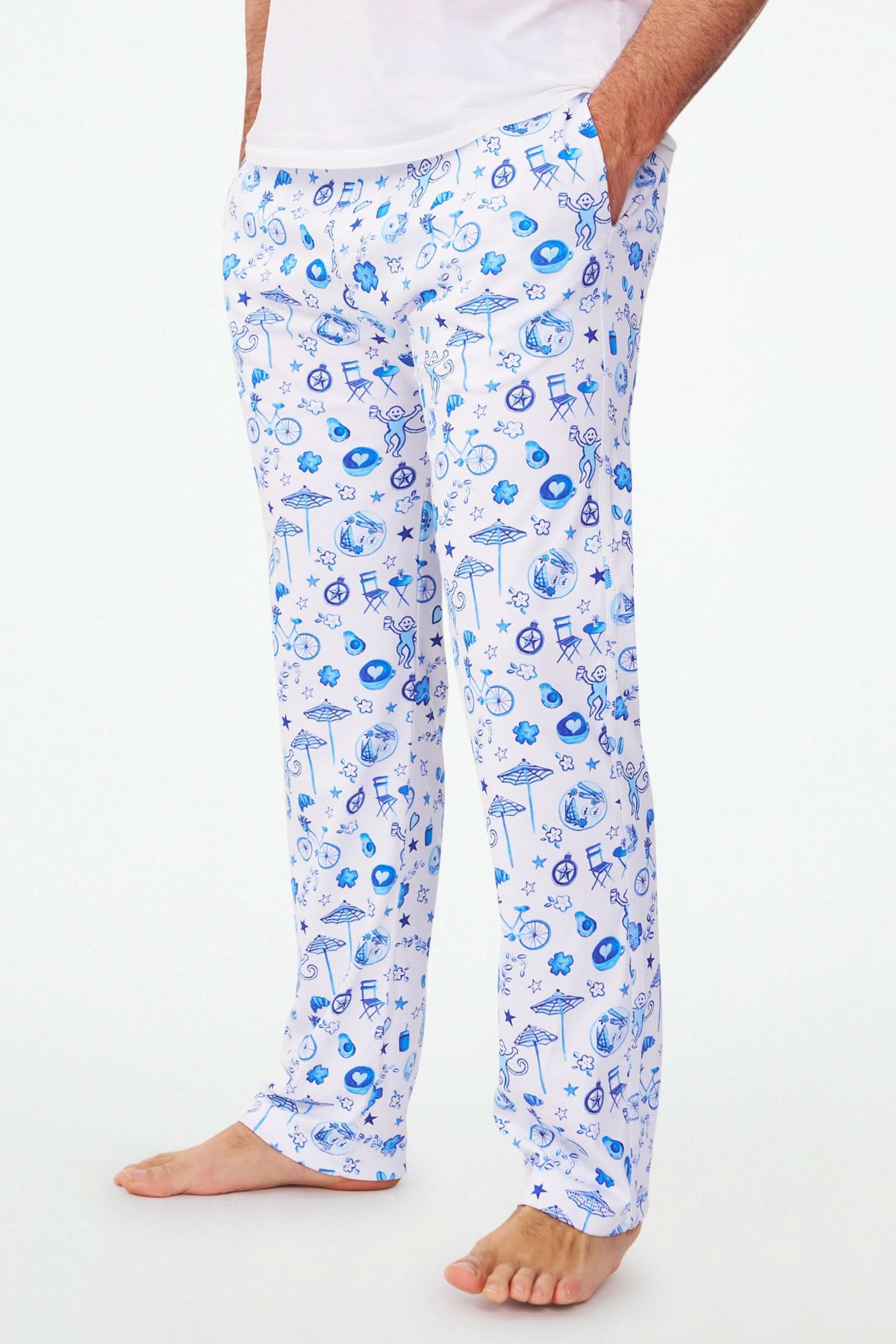 Mens Latte Lane Simon Pant - Image 4
