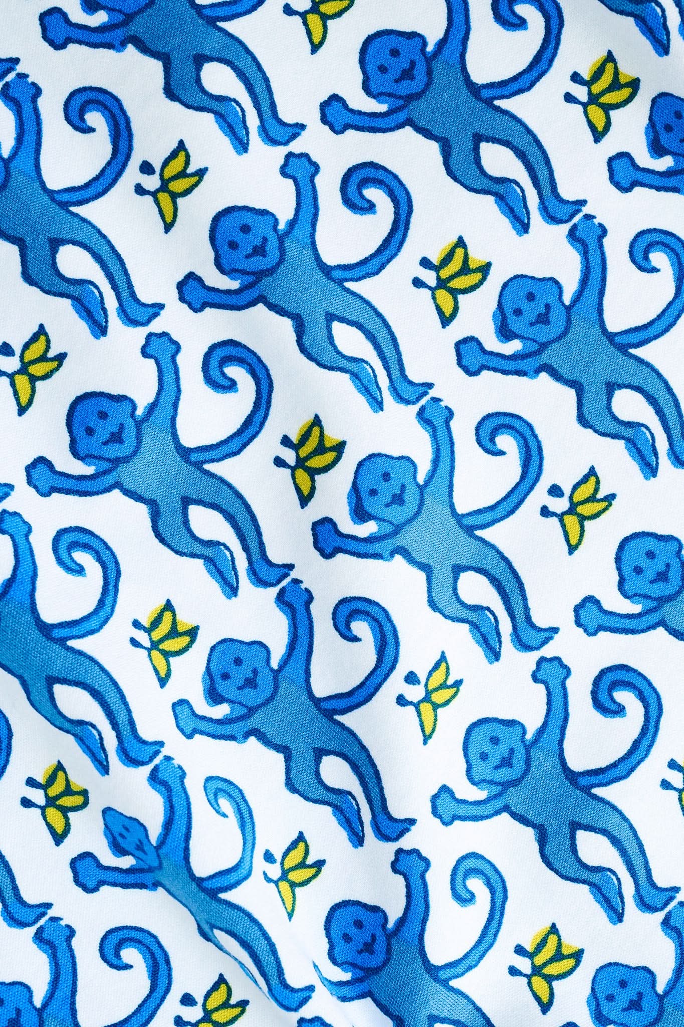 Monkey Long Sleeve Polo Pajamas - Image 7