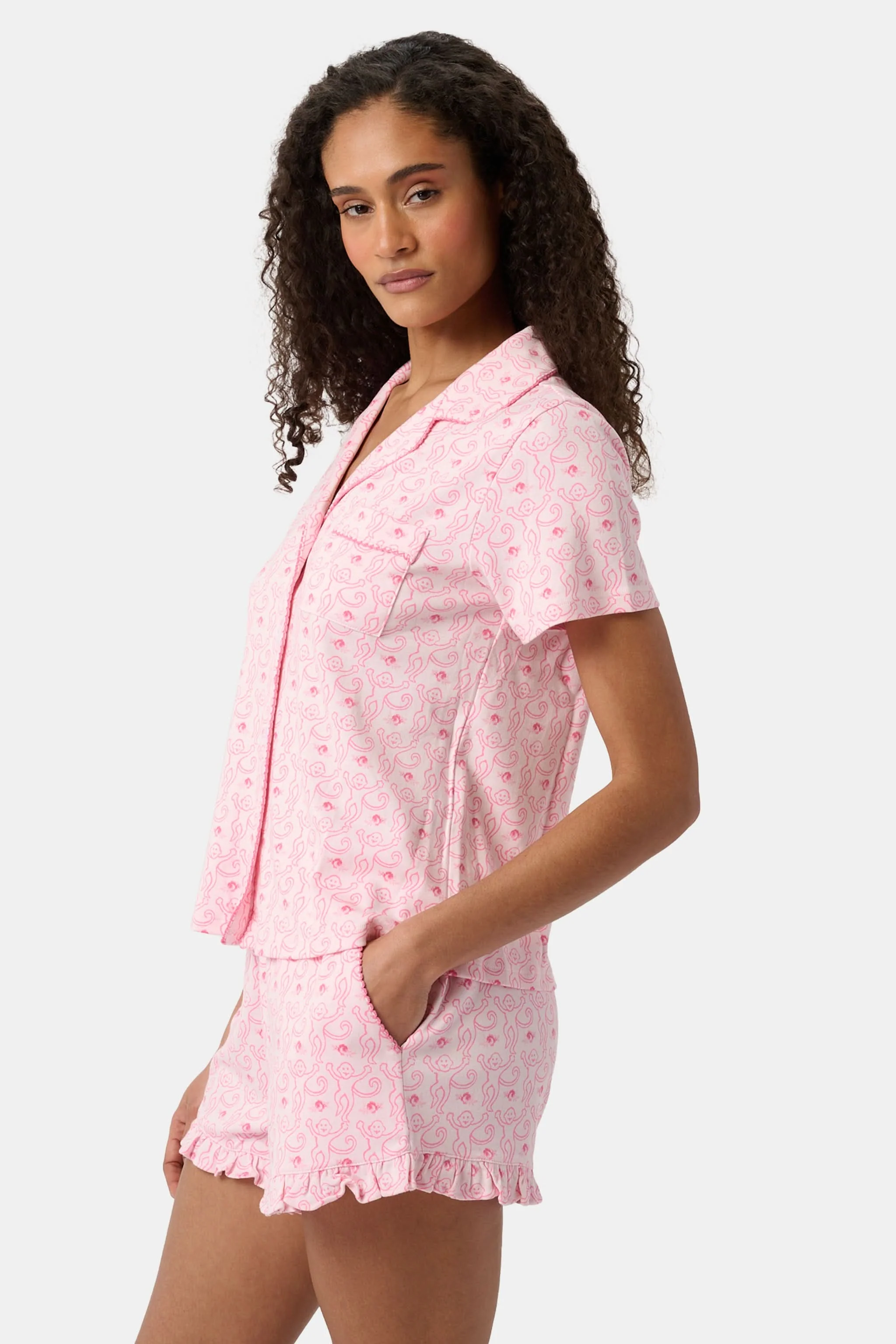 Monkey Rosebud Wyatt Polo Pajamas - Image 4
