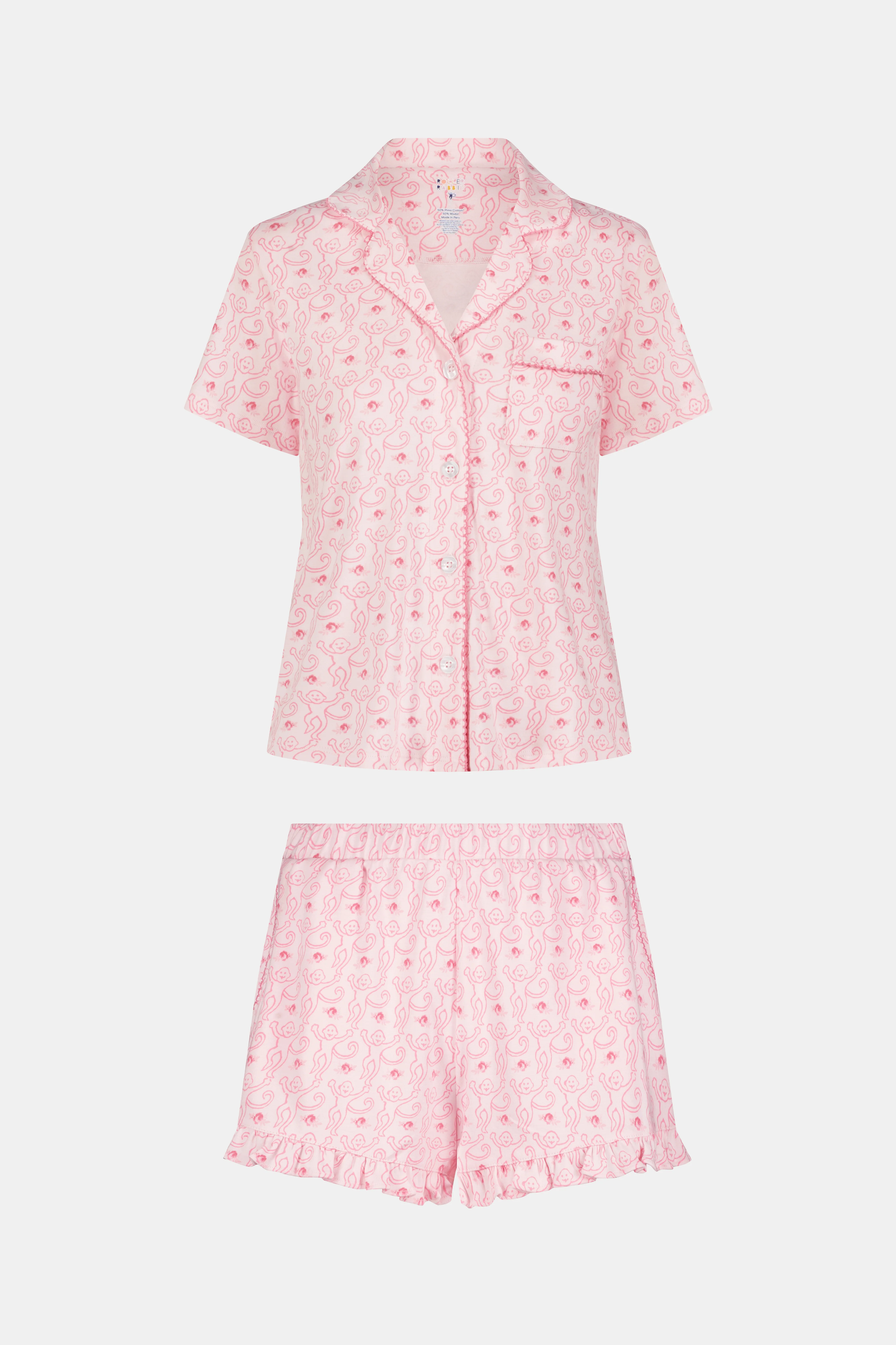 Monkey Rosebud Wyatt Polo Pajamas - Image 7
