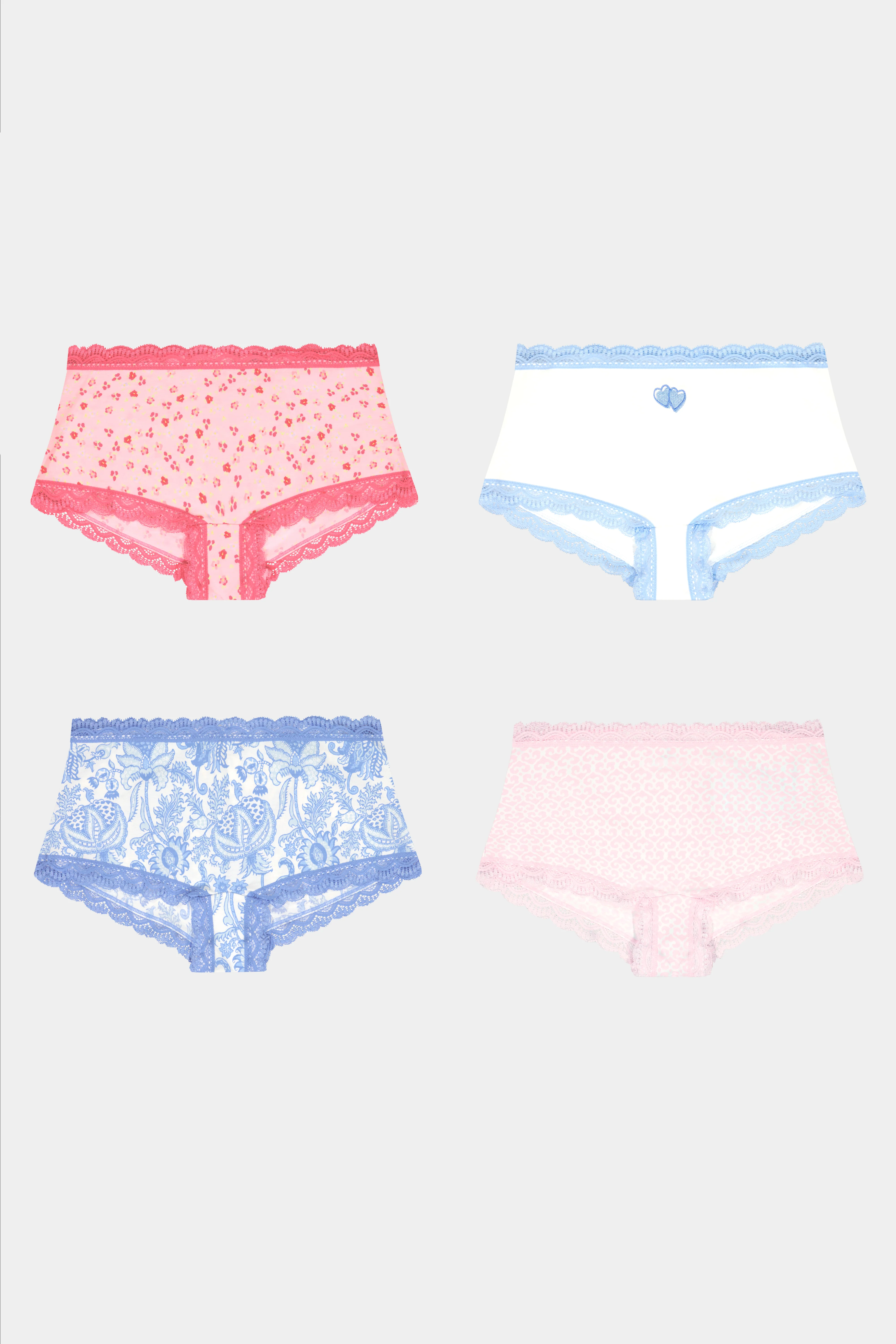 Pastel Core Boyshort 4 Pack