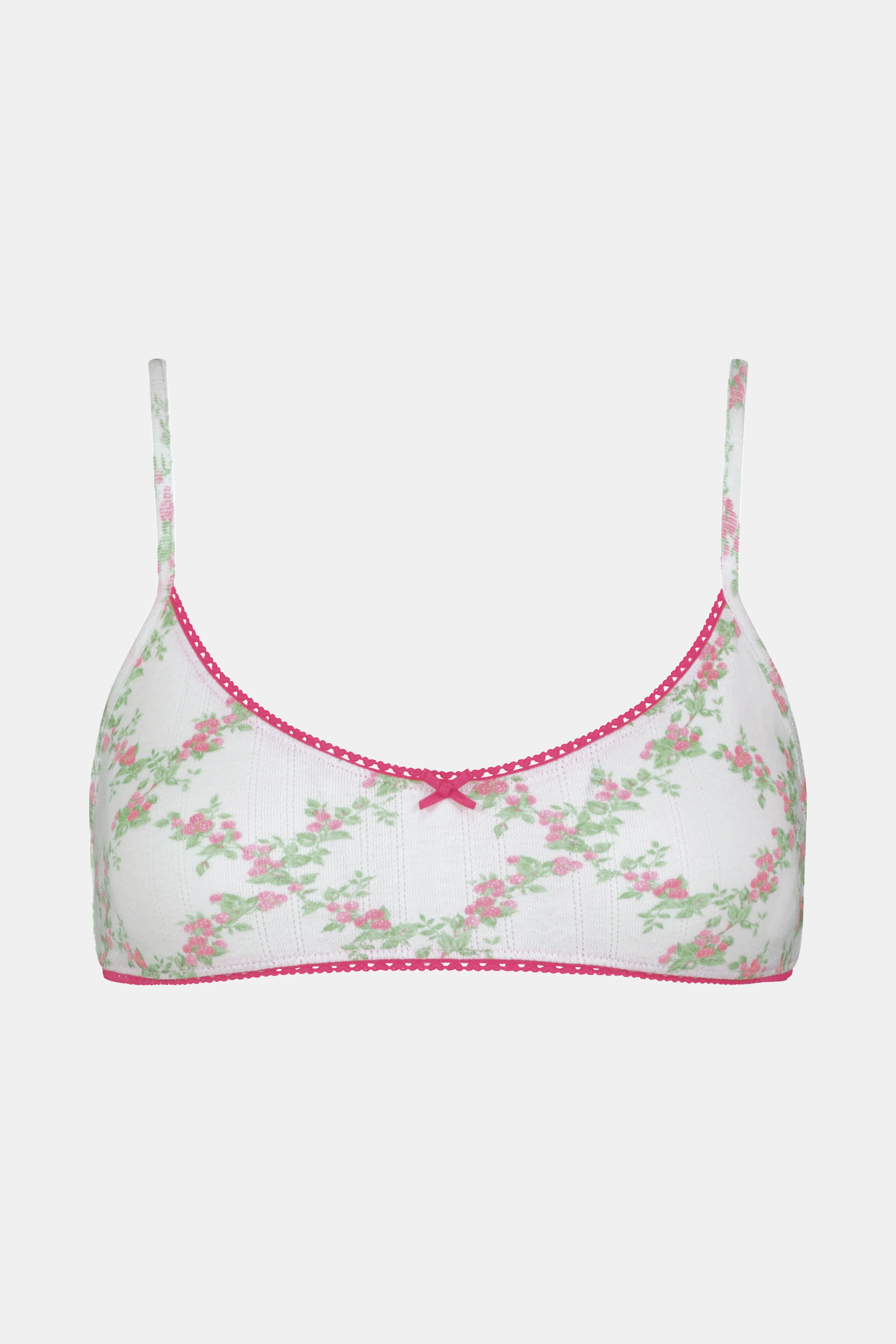 Raspberry Garden Ana Scoop Bralette - Image 2