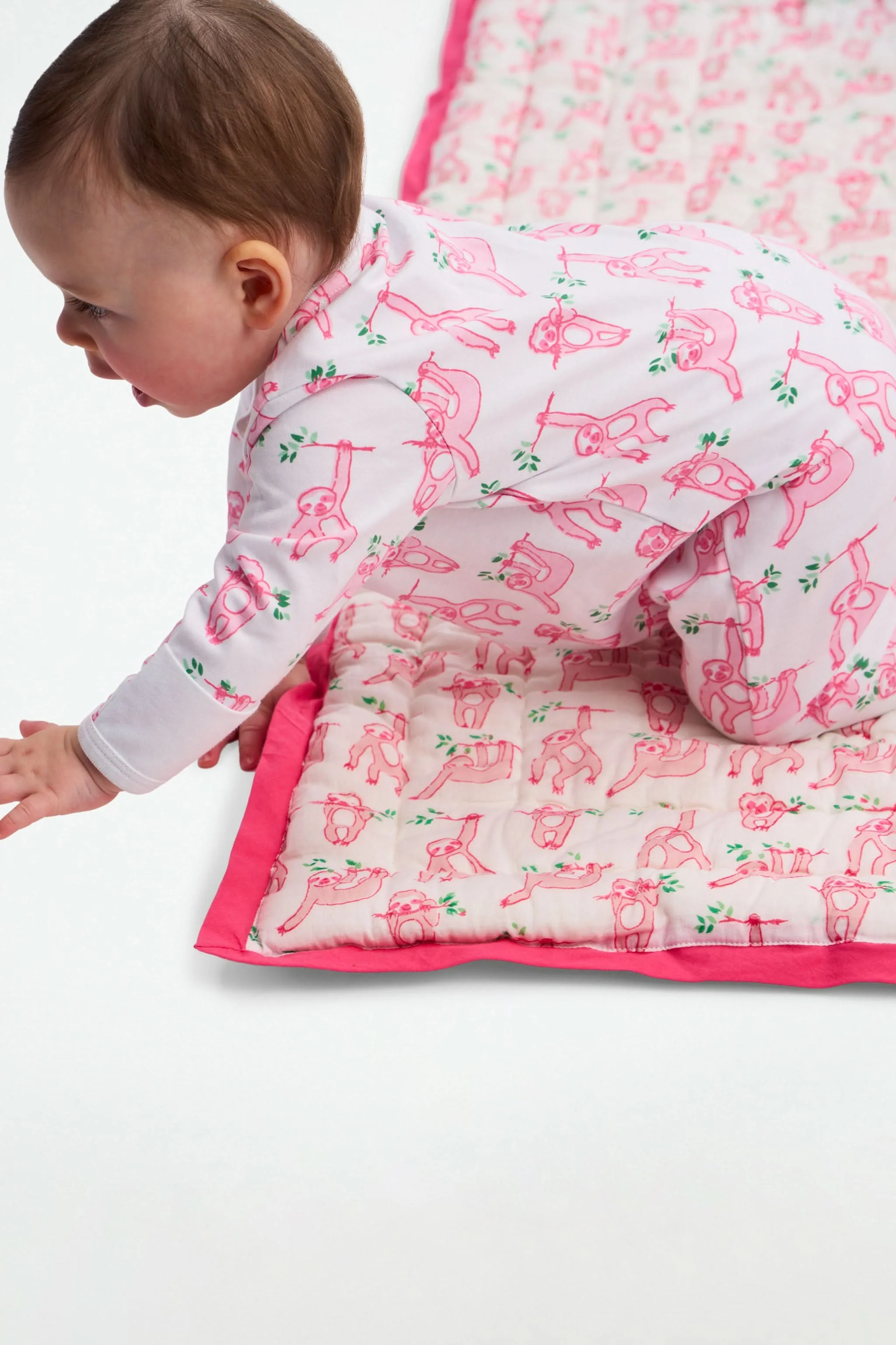 Sleepy Sloth Baby Quilt - Image 3