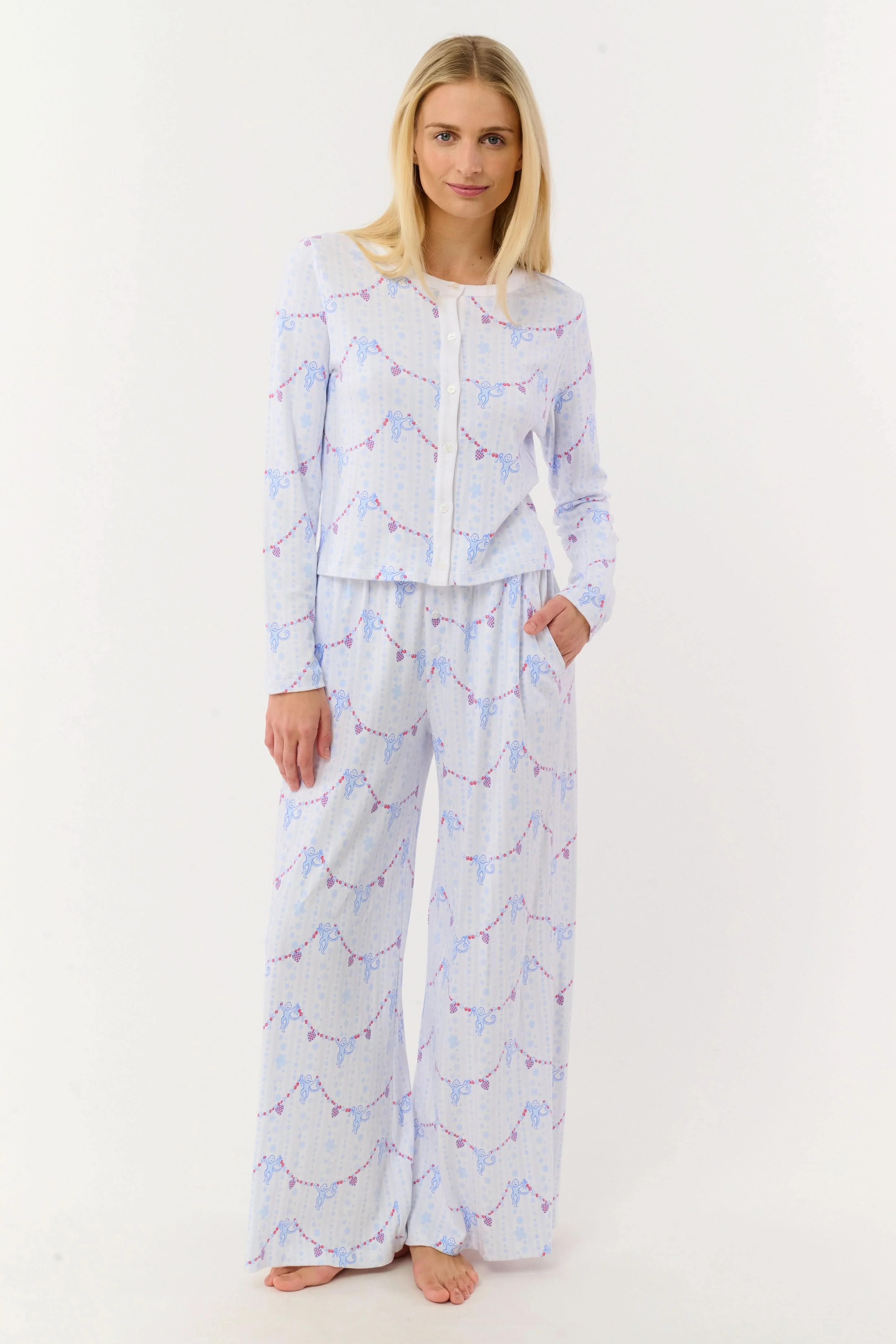 Snowflake Stripe Nessa Cardigan - Image 3