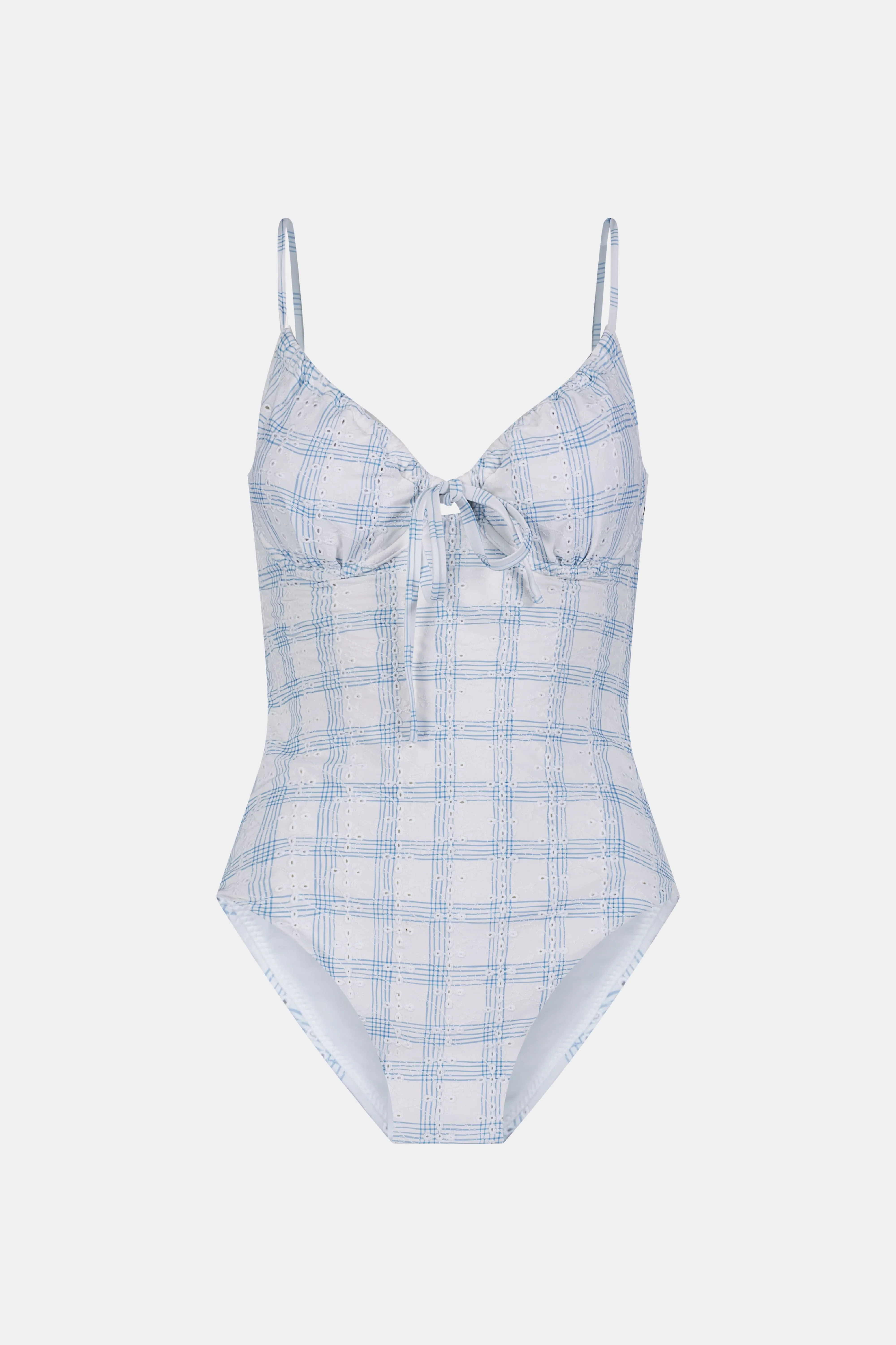 Sun Check Eyelet Aurora One Piece - Image 9