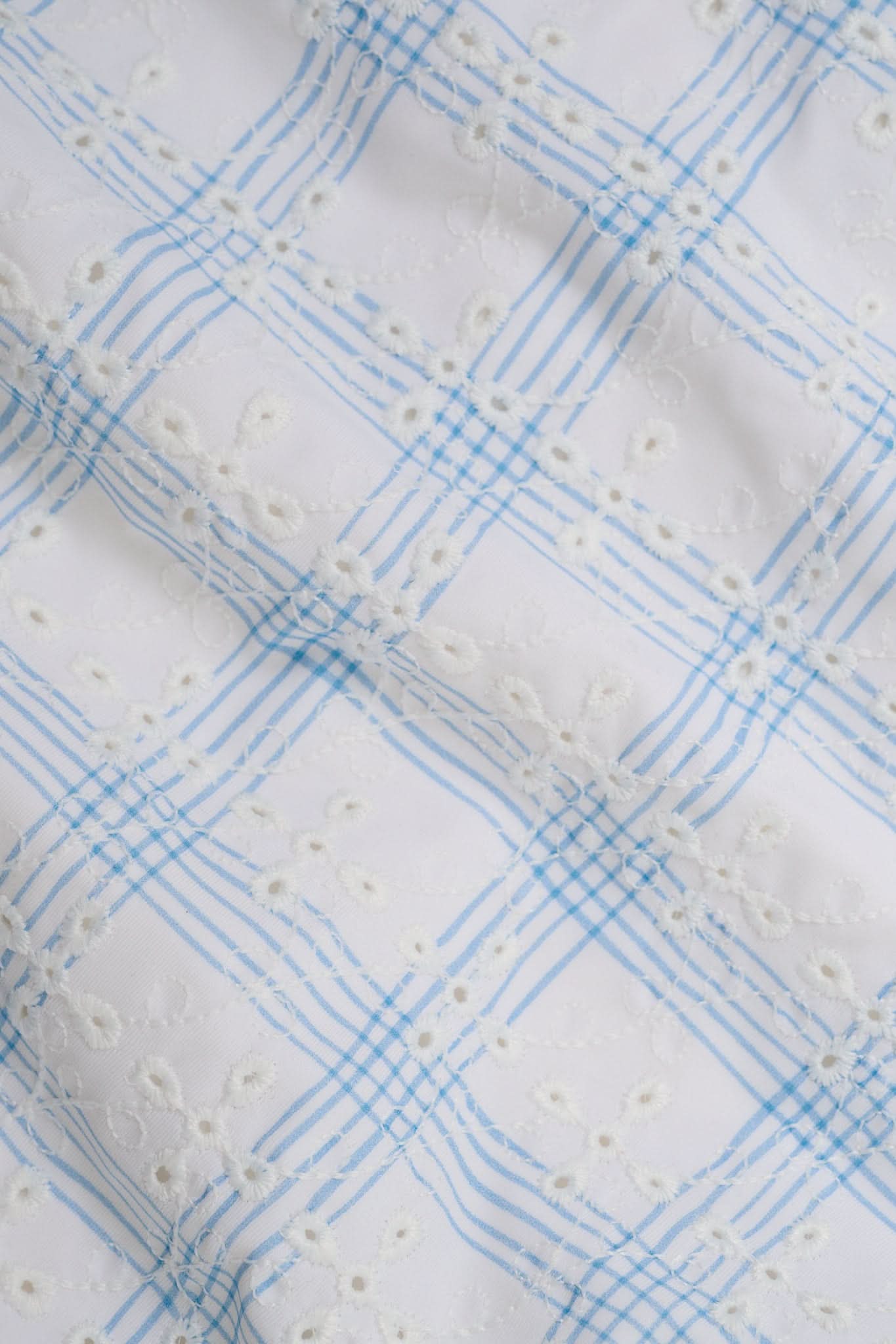 Sun Check Eyelet Aurora One Piece - Image 10