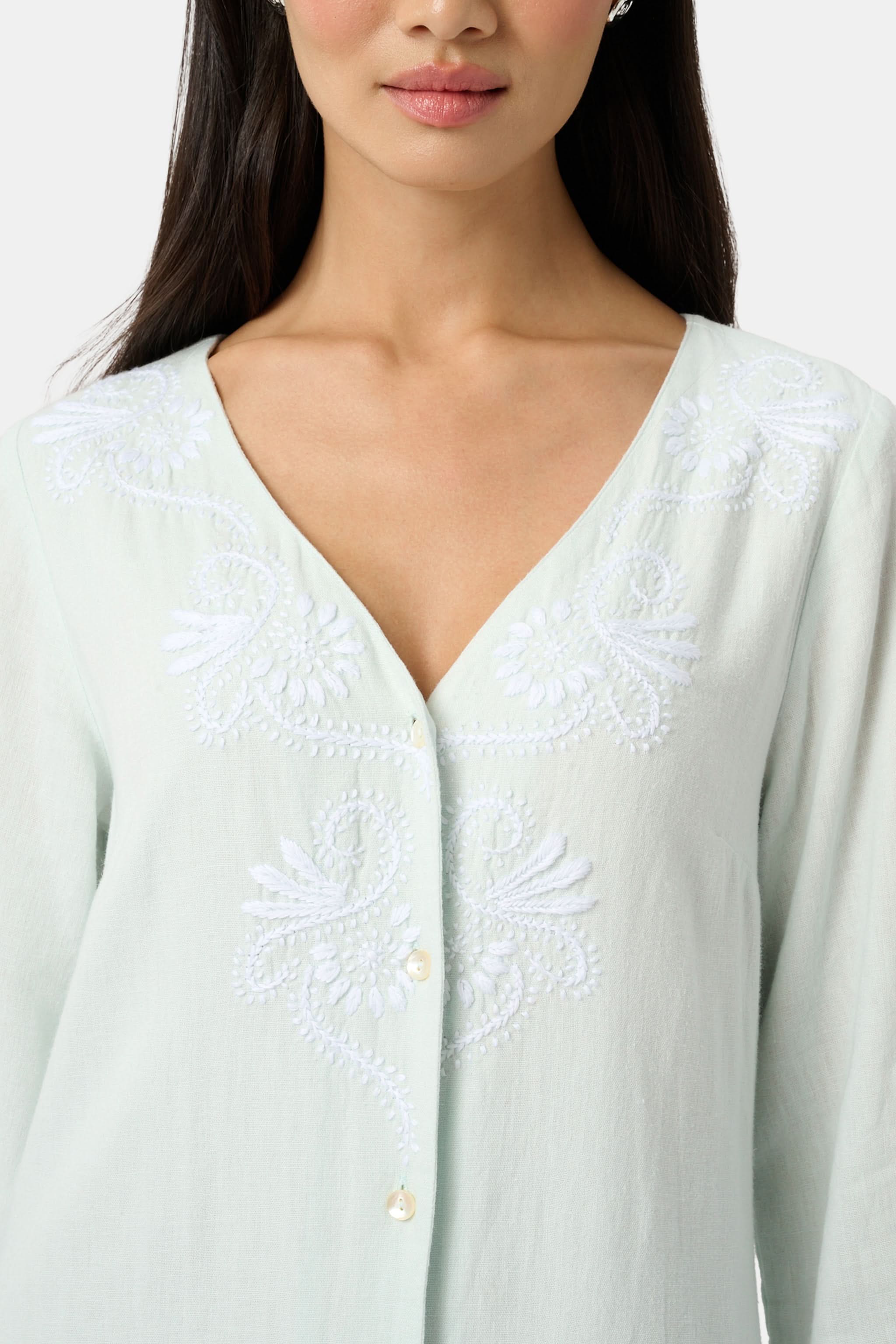 Vanna Embroidery Rachel Caftan - Image 5